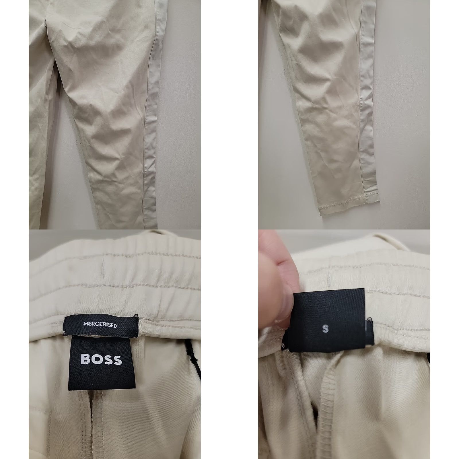 Hugo Boss HUGO BOSS Pants Sweatpants Activewear NWT Beige Size S Pants Mens Lamont Cargo Pocket Jogging NWT 33x26.5 Size US 29 - 9 Thumbnail