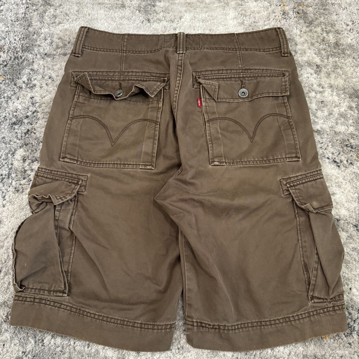 JNCO × Levi's × Vintage Vintage y2k Levi’s baggy wide leg cargo skater shorts Size US 32 / EU 48 - 1 Thumbnail