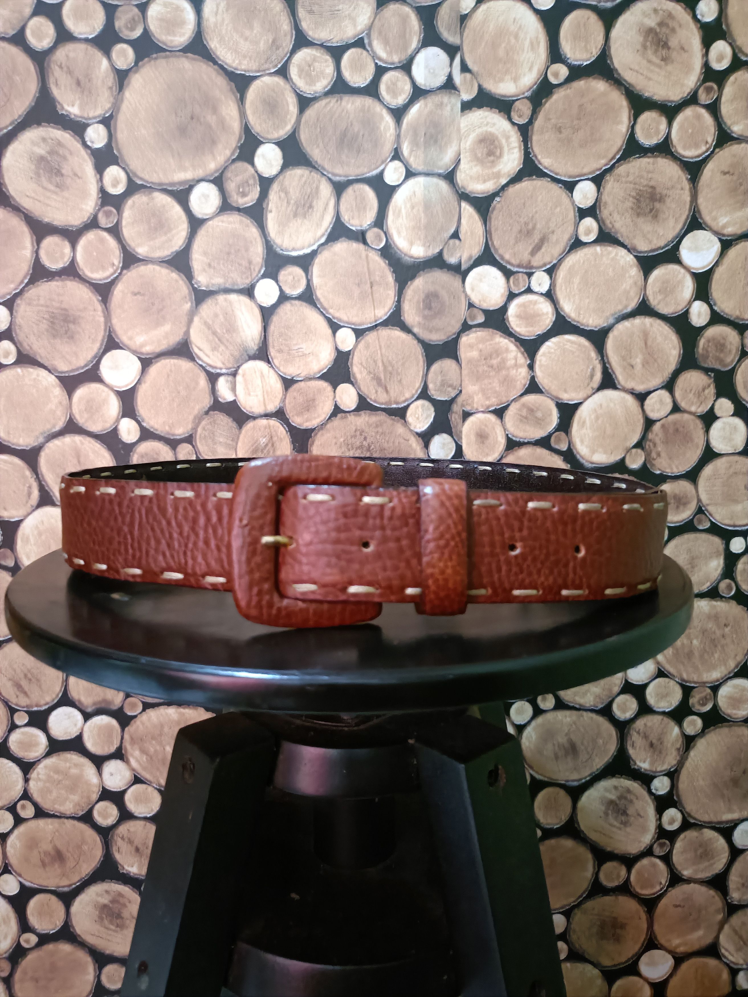 Vintage Vintage 90s woman leather belt Size ONE SIZE - 4 Thumbnail