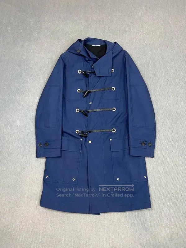 Dior Dior XL Deep Blue Cotton Trench Coat . Size US XL / EU 56 / 4 - 1 Thumbnail