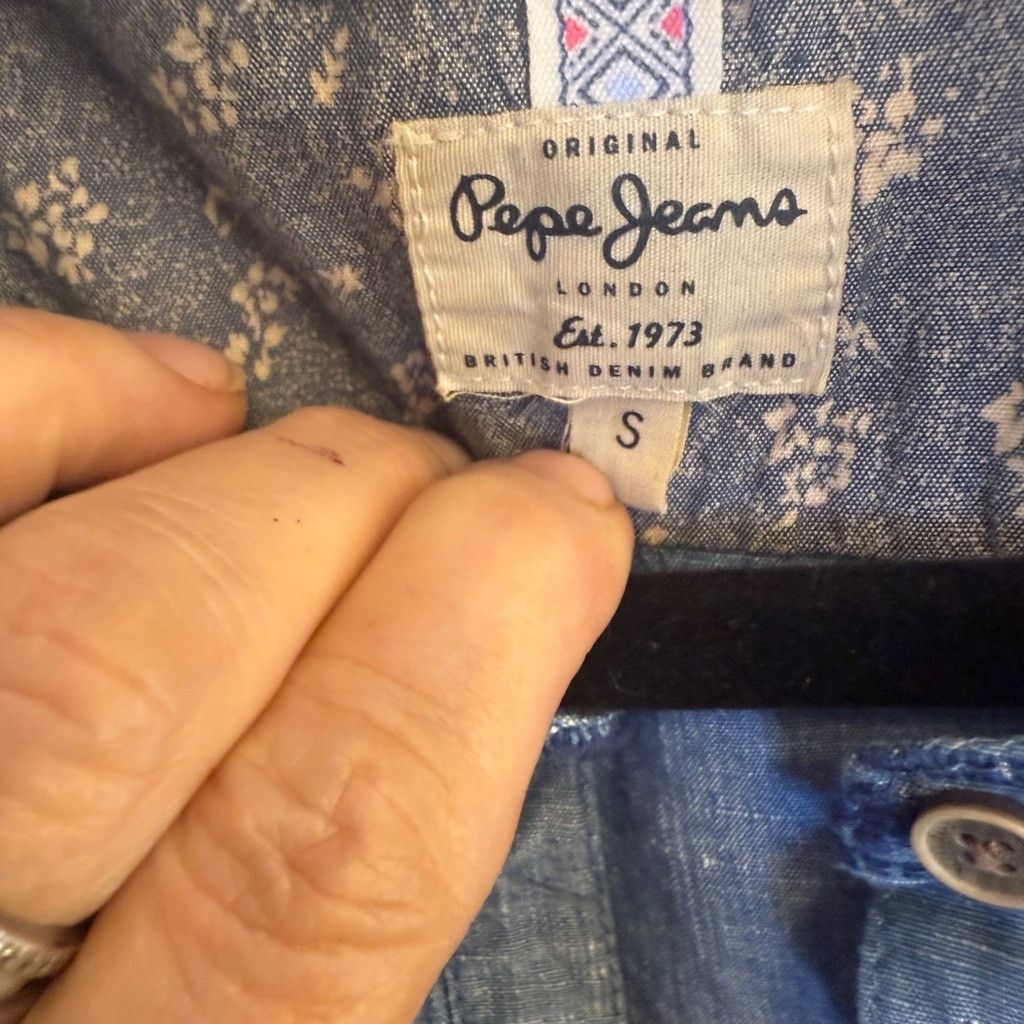 Pepe Jeans Women's Pepe Jeans Romper Size S Blue Size 27" / US 4 / IT 40 - 7 Thumbnail