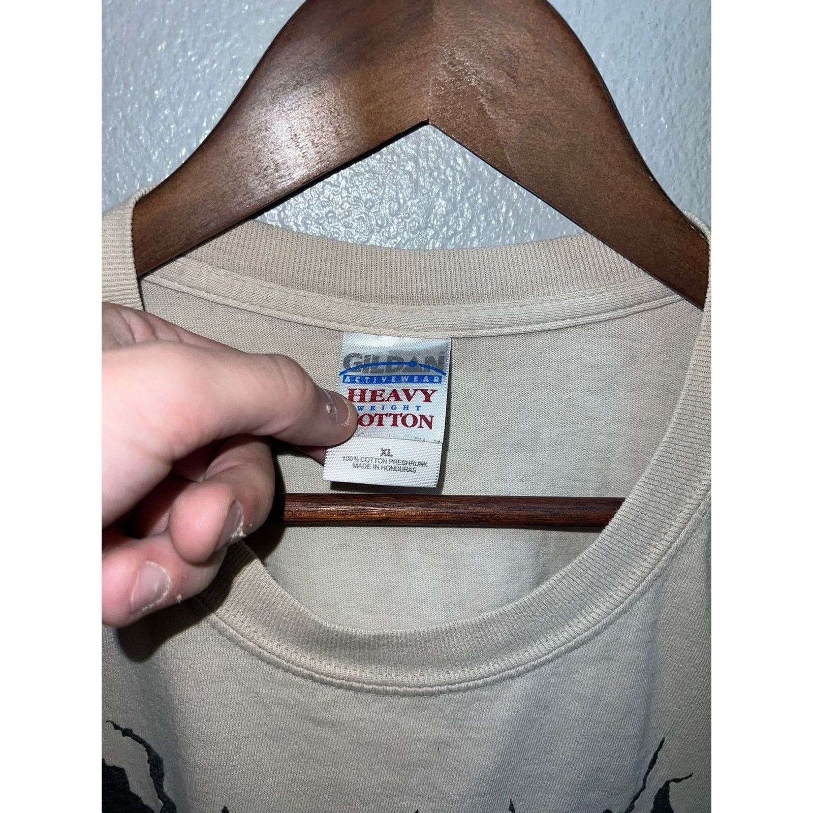 Gildan Nekrofilth Shirt Worm Ritual Design Music Tour Tee XL Stain Size US XL / EU 56 / 4 - 7 Thumbnail