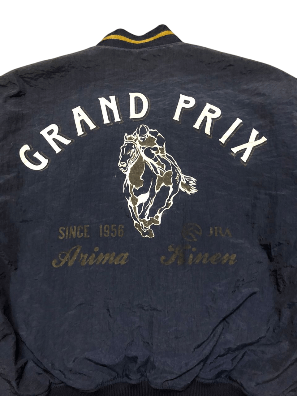Vintage Vintage 90s Grand Prix Anima Kinen Bomber Jacket Size US L / EU 52-54 / 3 - 5 Thumbnail