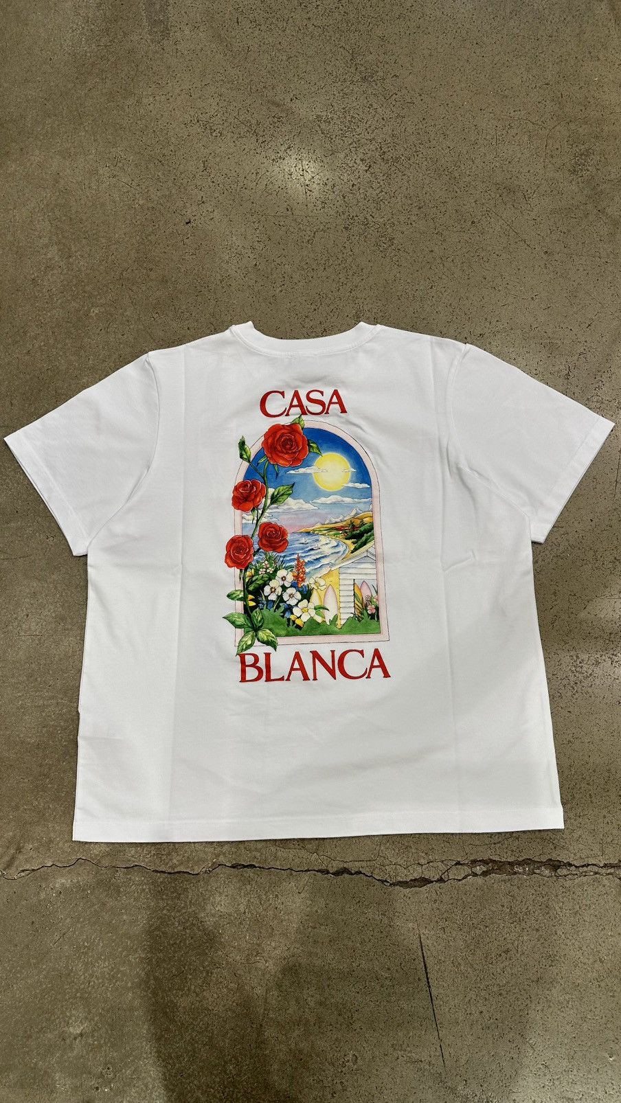 Casablanca CASABLANCA - LA Days Printed T-shirt White Size US S / EU 44-46 / 1 - 2 Thumbnail