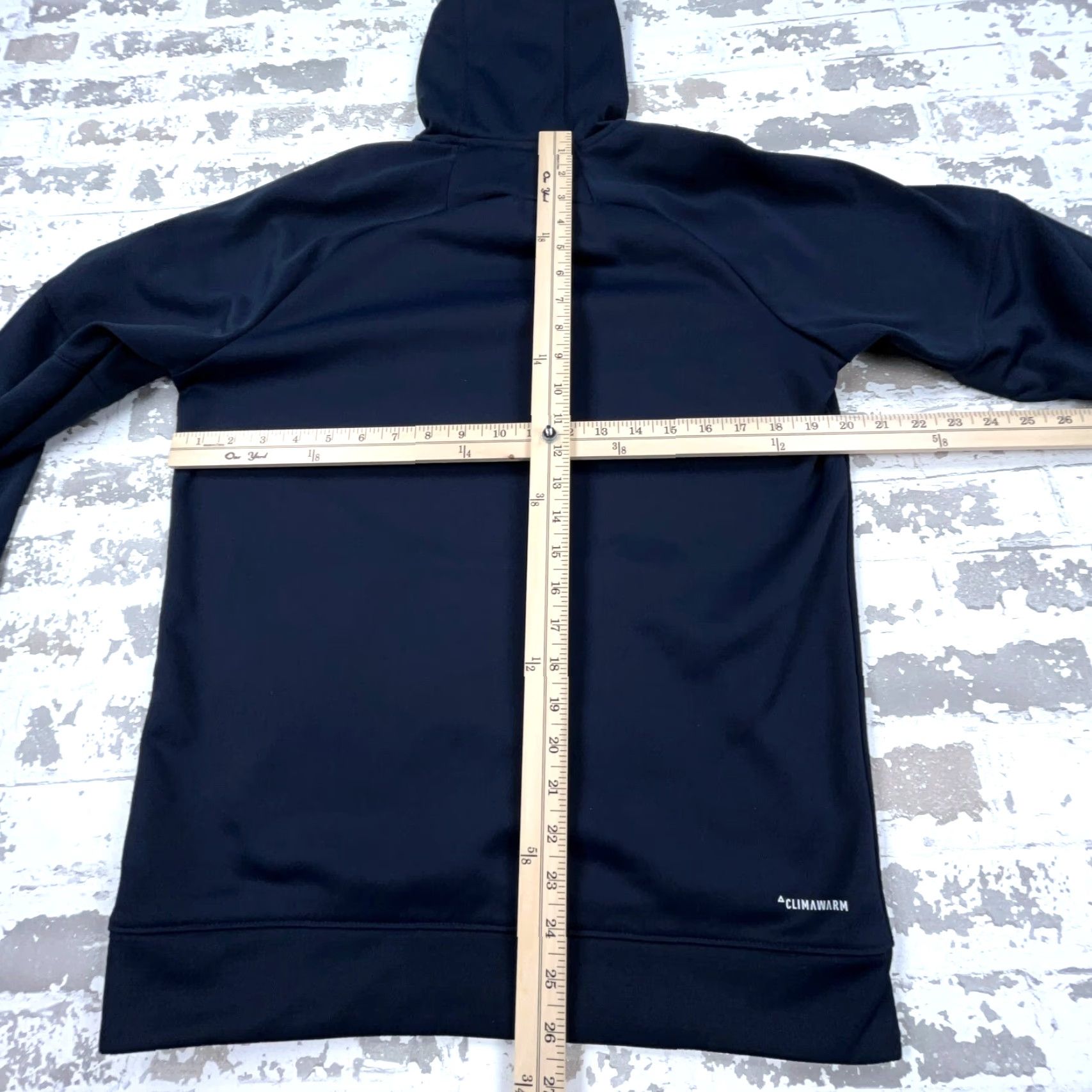 Adidas Adidas Hoodie Men Medium Blue Gray Clima Warm Pullover Sweatshirt Logo Colorblock Size US M / EU 48-50 / 2 - 7 Thumbnail
