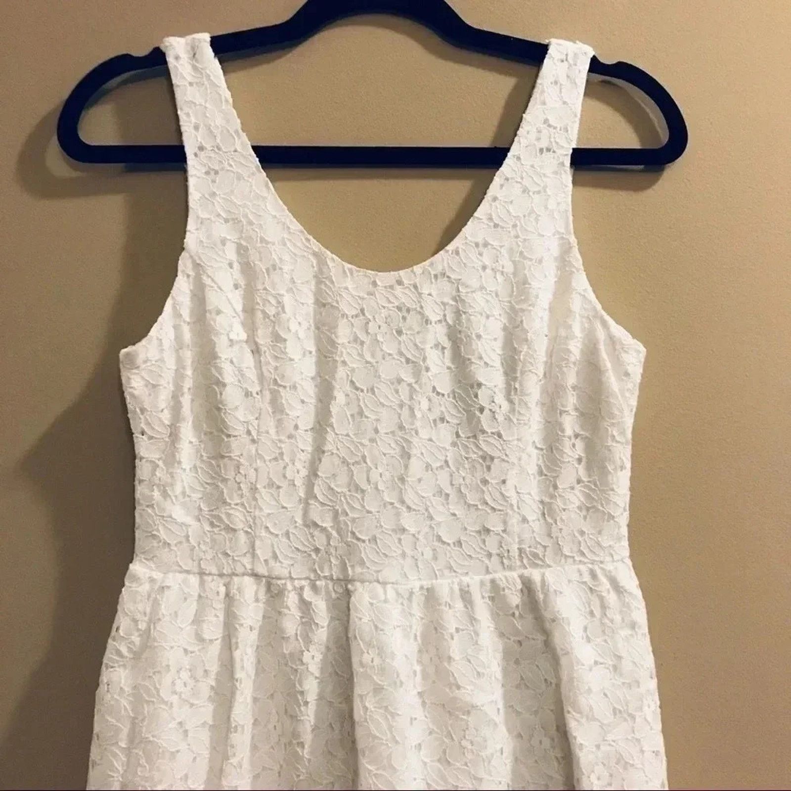 Other Lush NWT White Lace Sleeveless Tank Dress Women’s Size M Size M / US 6-8 / IT 42-44 - 10 Thumbnail