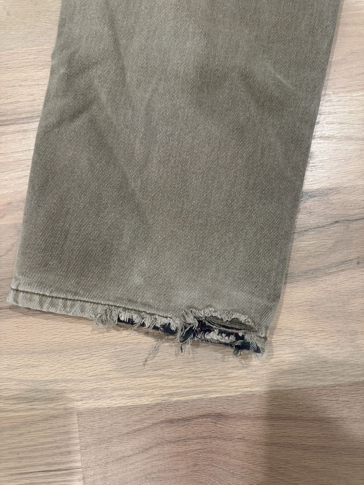 L.L. Bean Vintage LL Bean Flannel Lined Biege/Gray Jeans 35x32 Size US 32 / EU 48 - 14 Thumbnail