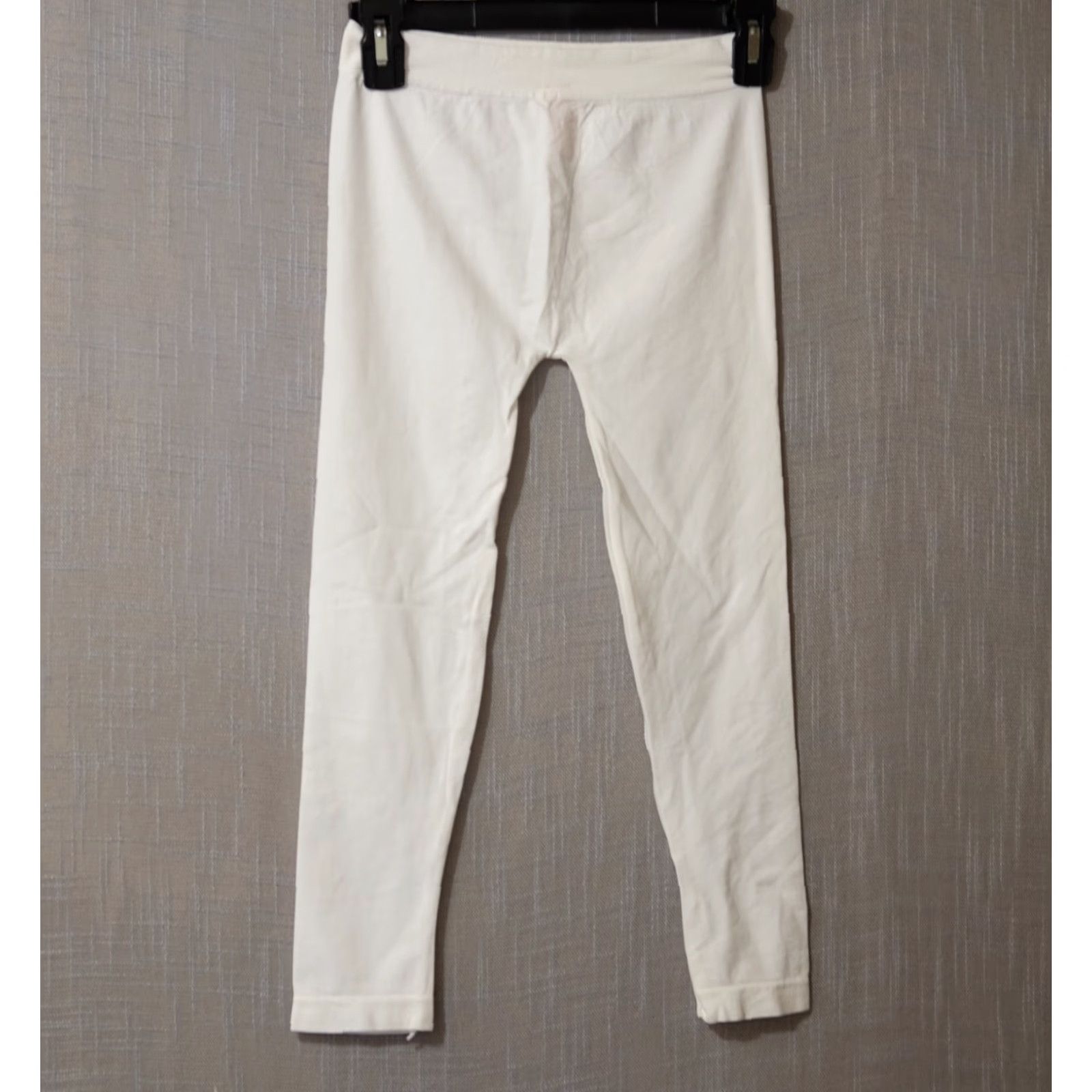 Vintage Nwot! Tanco Knit Legging Pants Style: C02 White Womens One Size #A1-78 Leggings Size 42" / US 20 - 4 Thumbnail