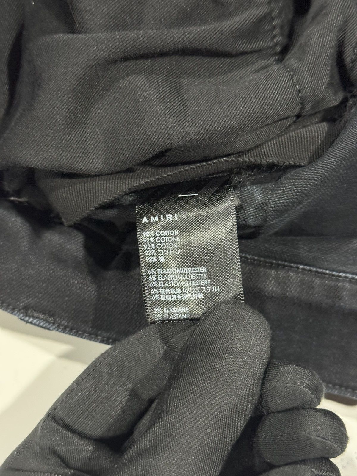 Amiri Amiri Faded Black Stacked Denim Jeans 36x34 Size US 36 / EU 52 - 6 Thumbnail