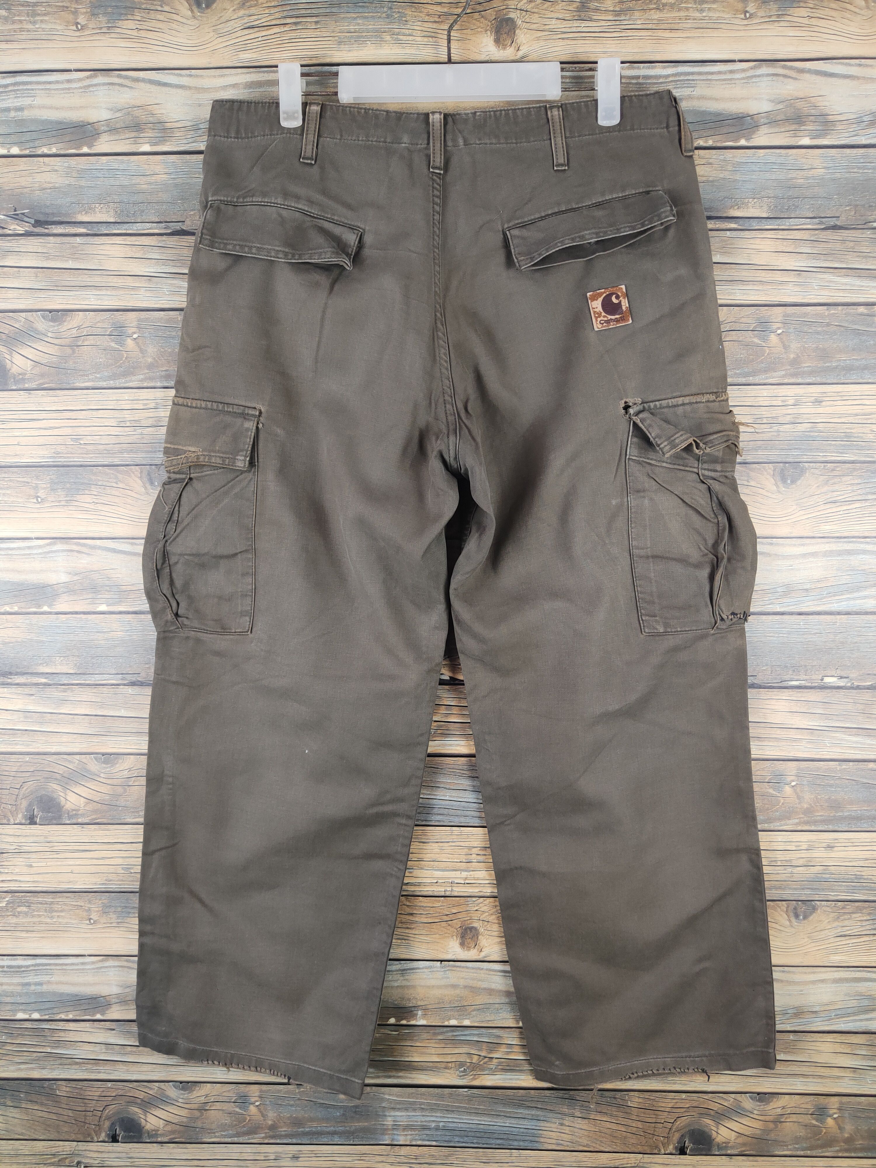 Carhartt DL Carhartt Dark Olive Multipocket Cargo Pants #46-252T Size US 32 / EU 48 - 7 Thumbnail