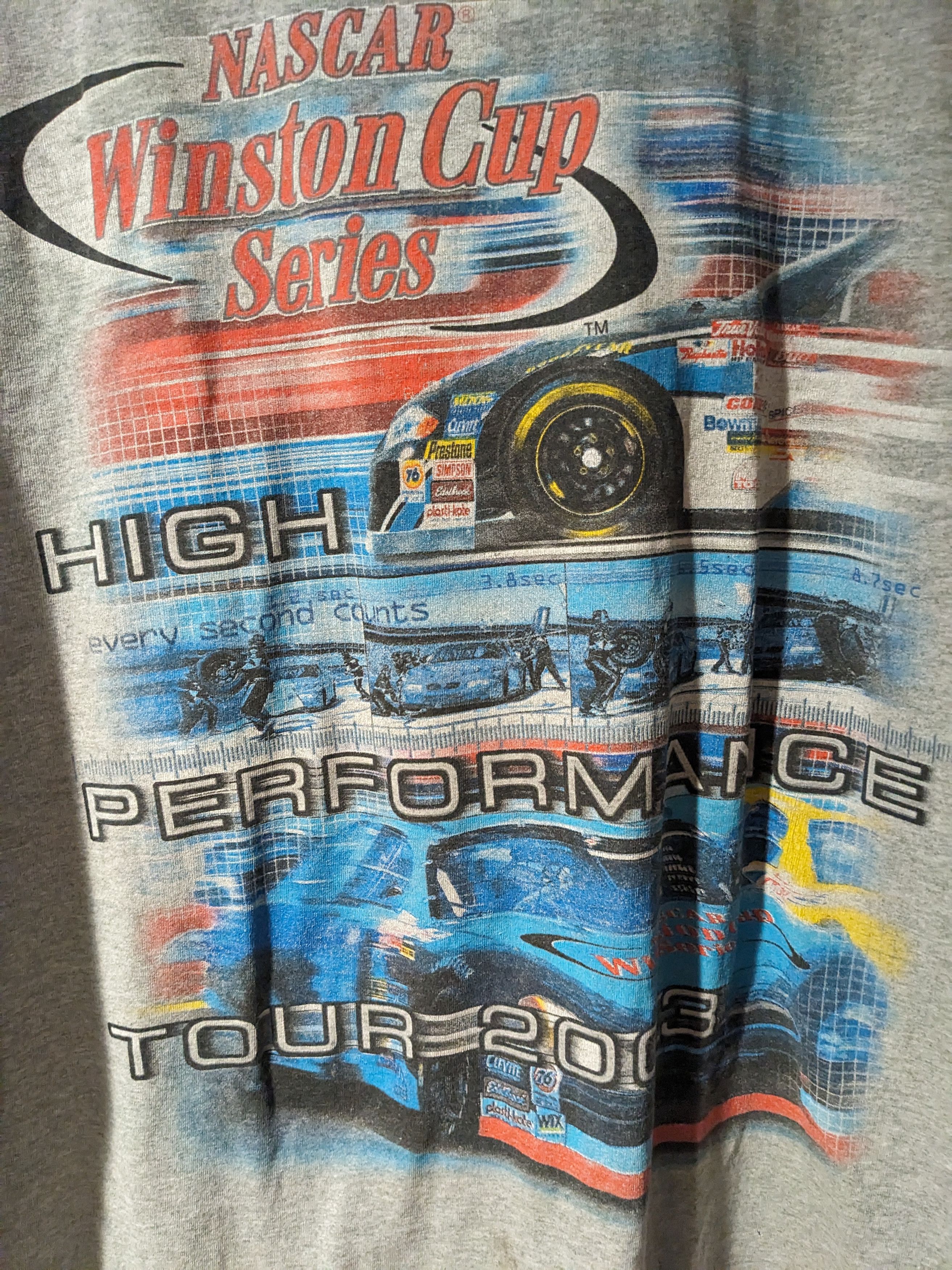 NASCAR × Vintage Vintage 2003 Nascar Winston Cup Series Racing T-Shirt Size US XXL / EU 58 / 5 - 2 Thumbnail