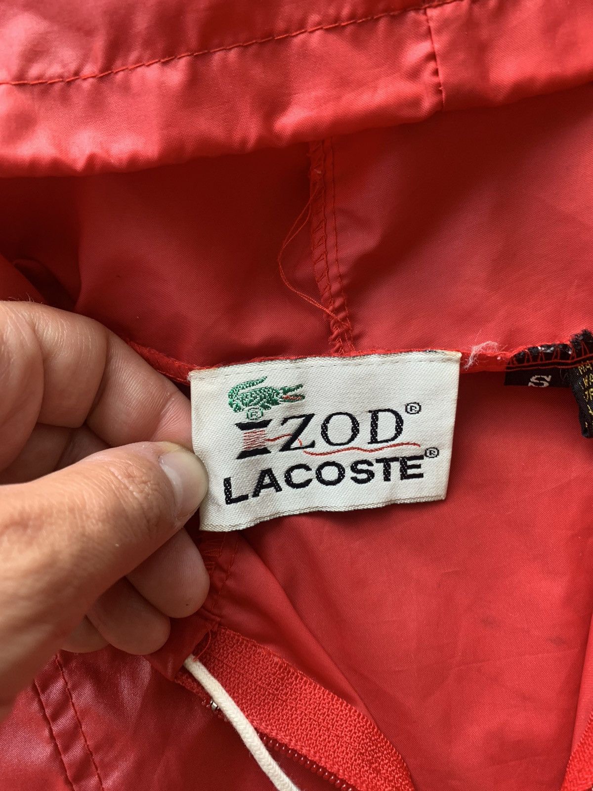 Lacoste Vintage IZOD Lacoste Light Anorak Jacket Size US S / EU 44-46 / 1 - 6 Thumbnail