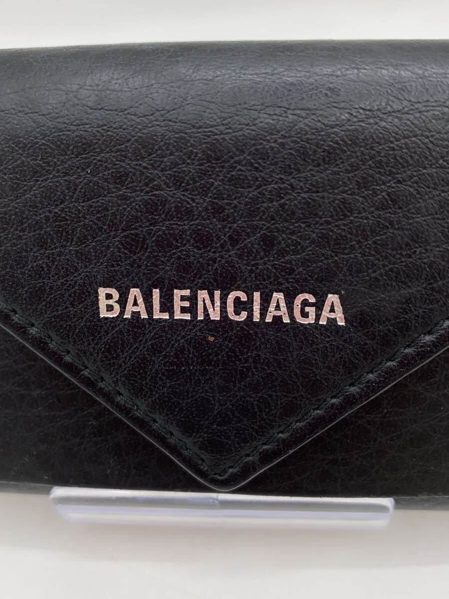 Balenciaga Balenciaga Leather Key Case Black Size ONE SIZE - 3 Thumbnail