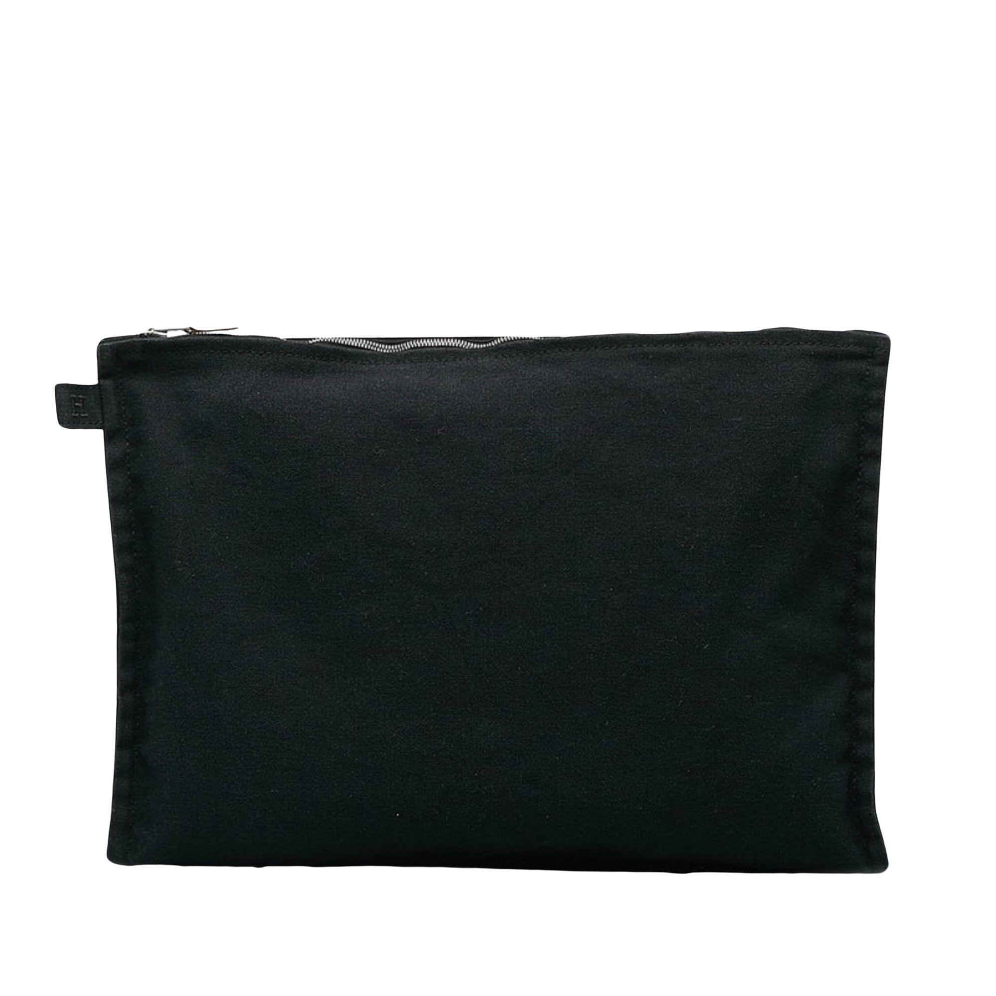 image of Hermes Herline Clutch in Black, Women's