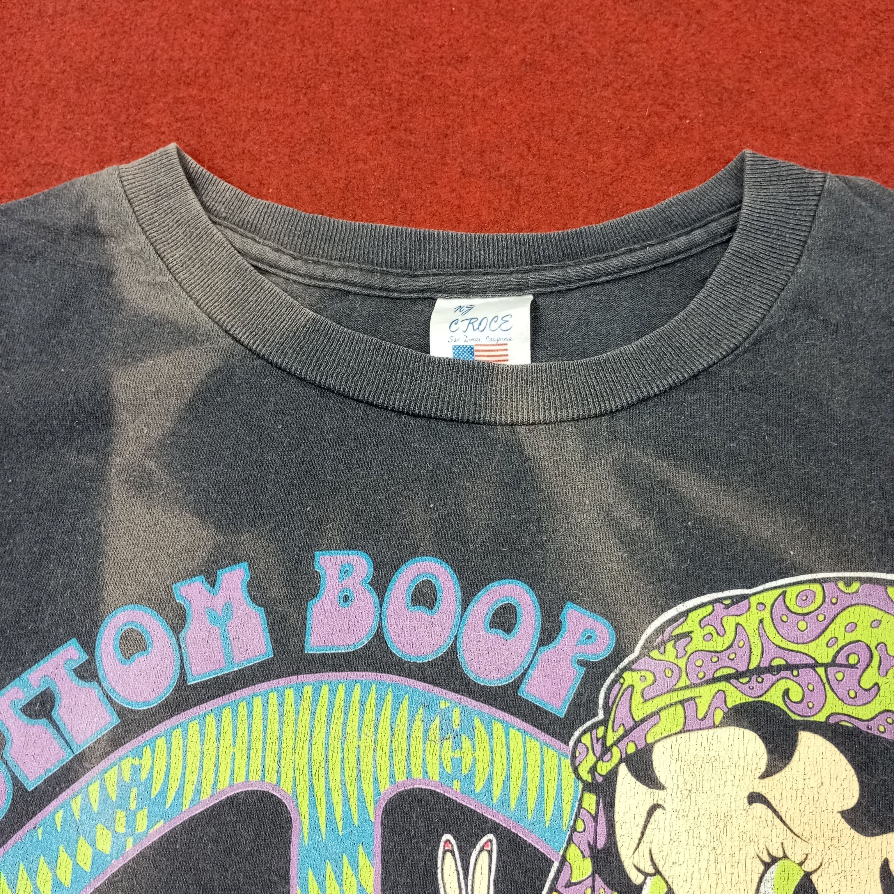 Vintage Betty Boop Cartoon Tshirt c239n9