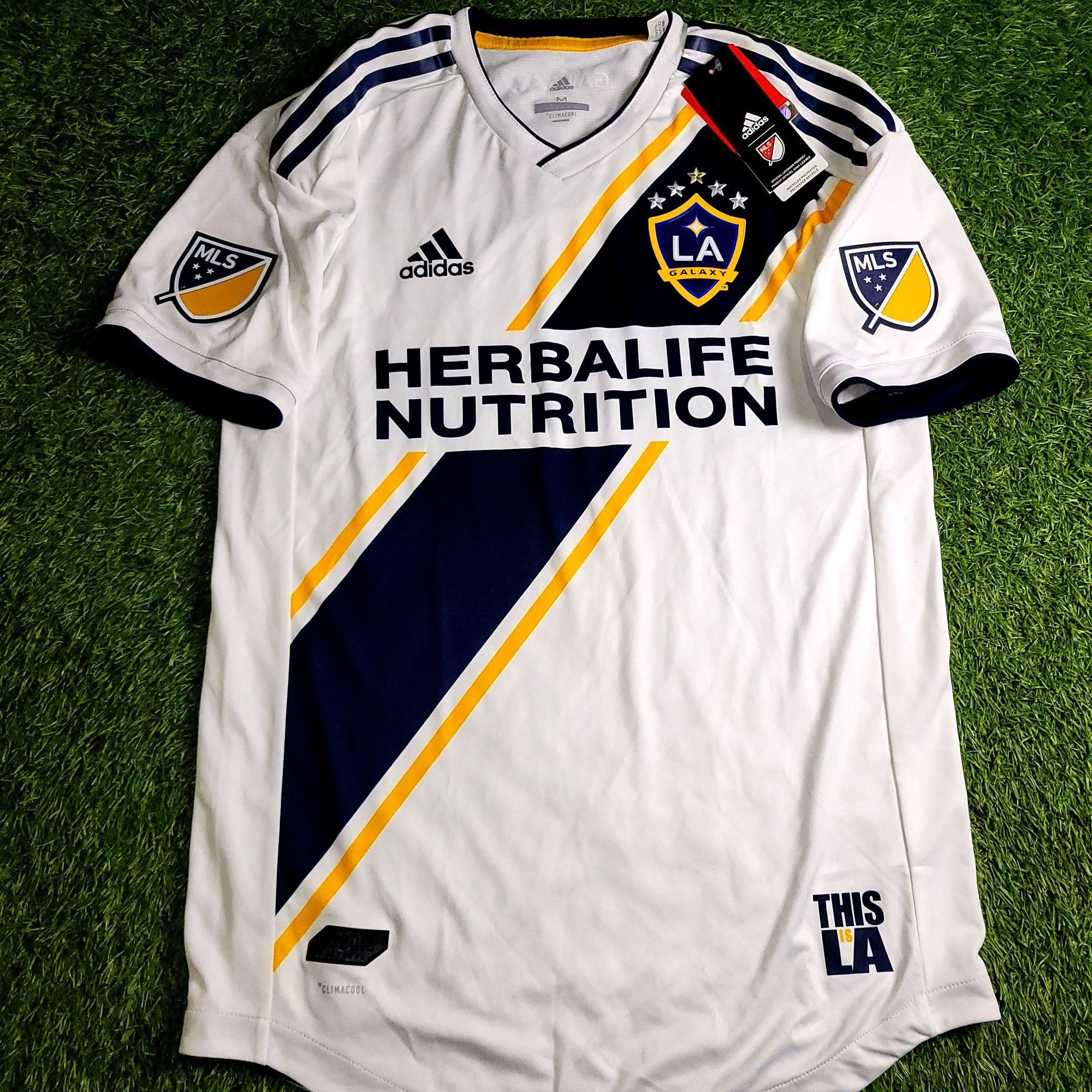 Adidas Ibrahimovic LA Galaxy 2018 2019 Soccer Jersey BNWT M Size US M / EU 48-50 / 2 - 2 Thumbnail