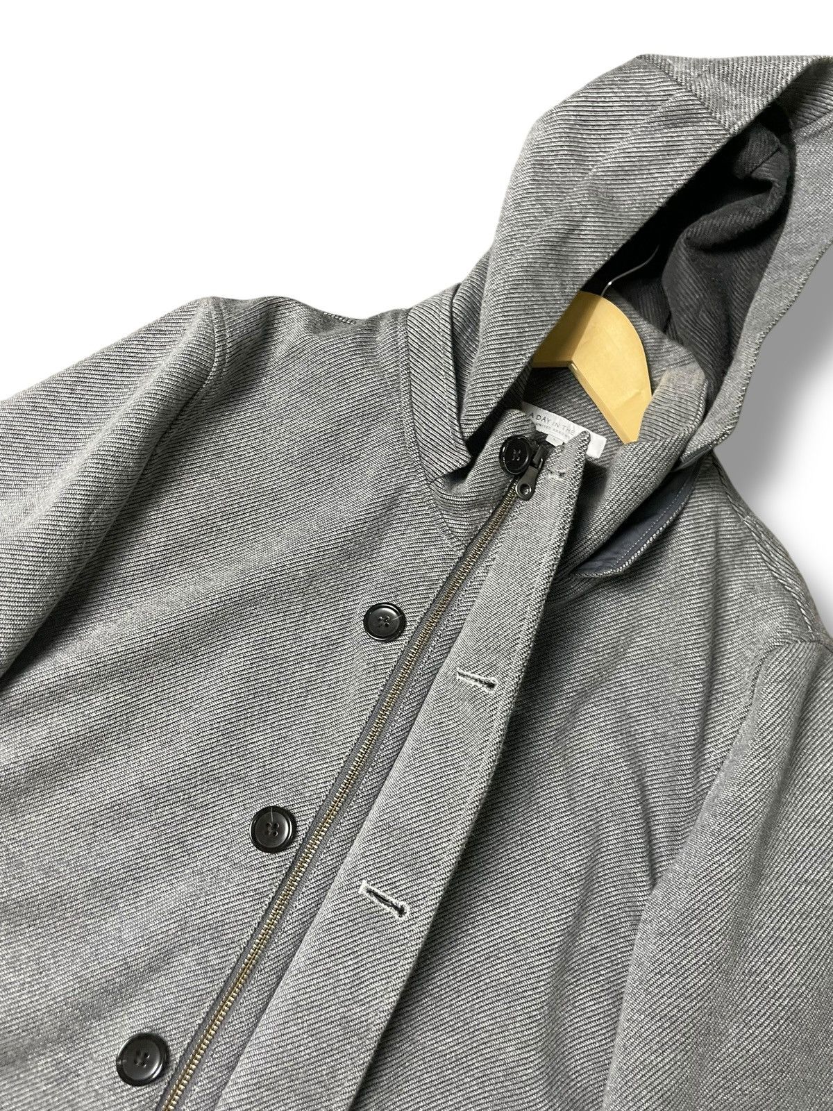 Japanese Brand × United Arrows × Vintage UNITED ARROWS Button Jacket Hoodie (78) Size US L / EU 52-54 / 3 - 6 Thumbnail