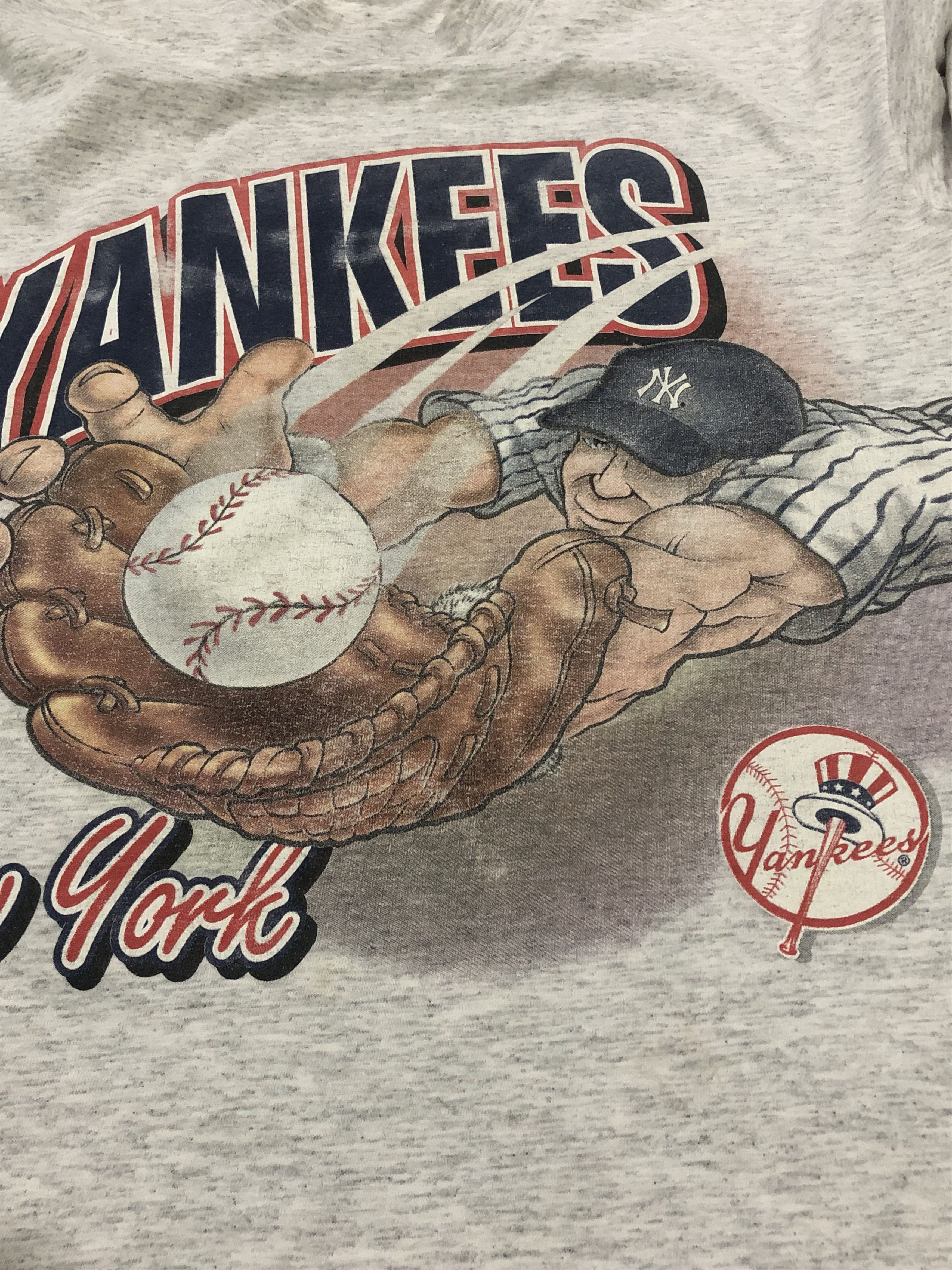 MLB Vintage 90s New York Yankees T-Shirt – Salem Sportswear Size US L / EU 52-54 / 3 - 3 Thumbnail
