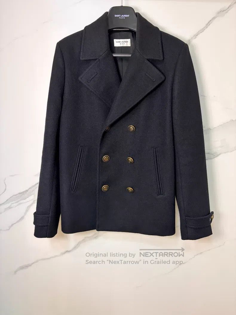 Saint Laurent Paris Saint Laurent Paris Collar Wool Jacket Size US S / EU 44-46 / 1 - 1 Thumbnail
