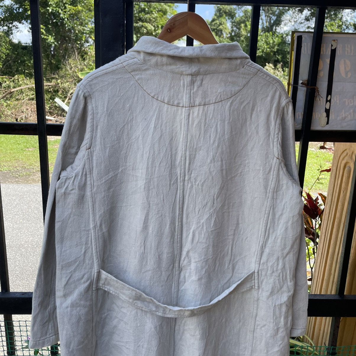 Issey Miyake 🔥🇯🇵Plantation By Issey Miyake Half Button Long Coat Jacket Size US M / EU 48-50 / 2 - 3 Thumbnail