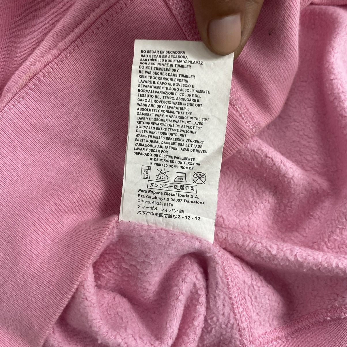Diesel 2000s Diesel Punk But A Im Shouting Pink Hoodie Size US M / EU 48-50 / 2 - 6 Thumbnail