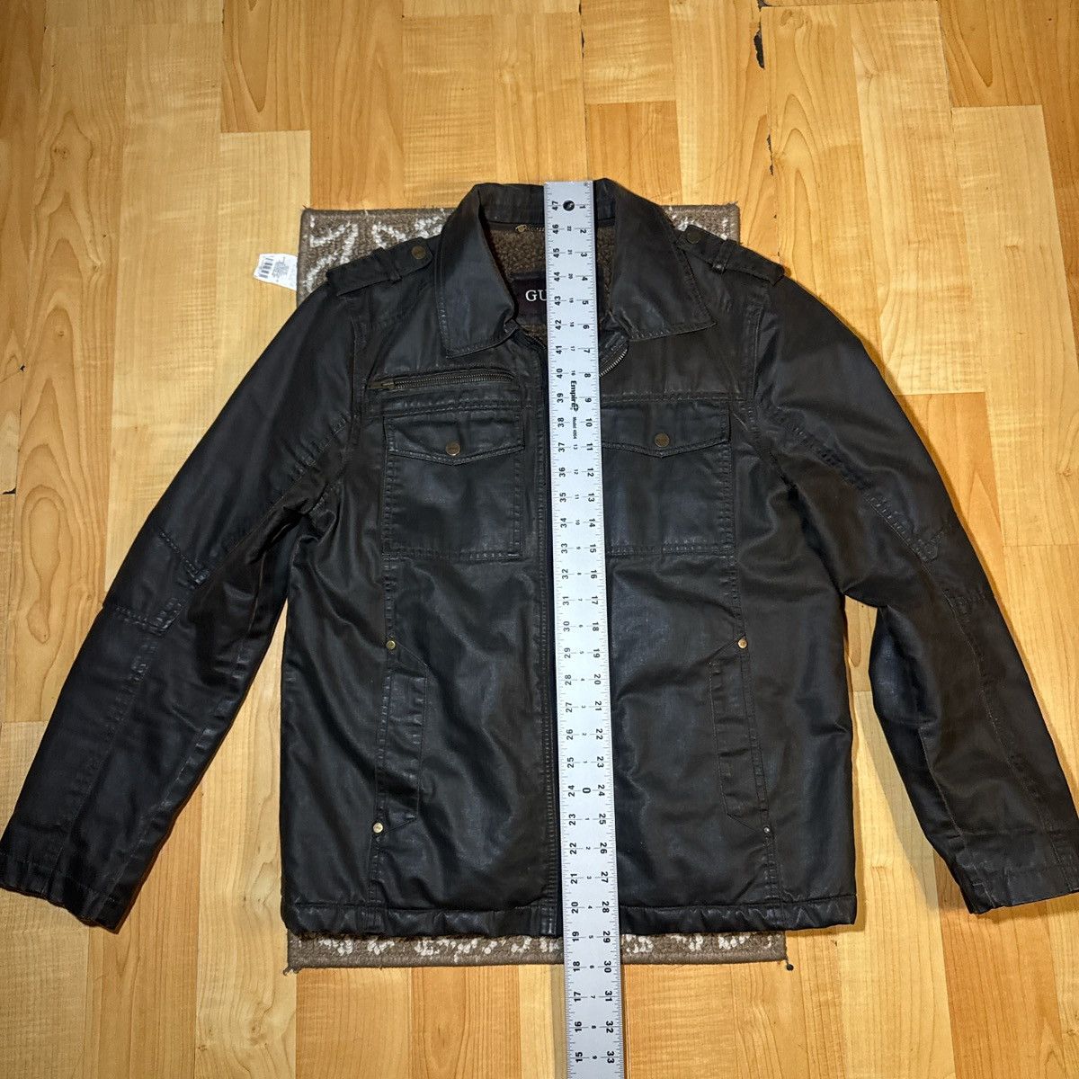 Guess Guess Faux fur Leather Men's Jacket Size US M / EU 48-50 / 2 - 2 Thumbnail