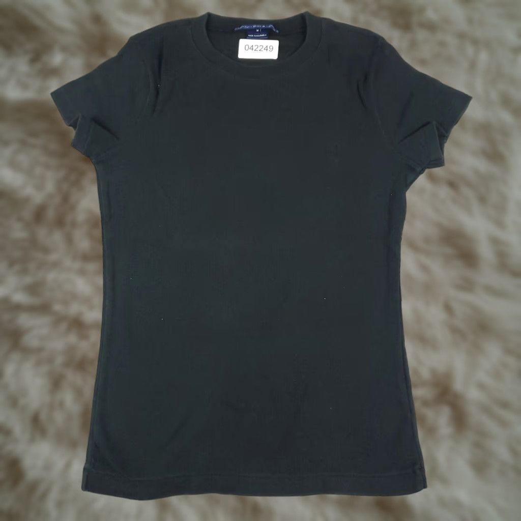 Ralph Lauren Vintage Ralph Lauren Women's T-Shirt Medium Black Logo Casual Short Sleeve Size M / US 6-8 / IT 42-44 - 1 Thumbnail