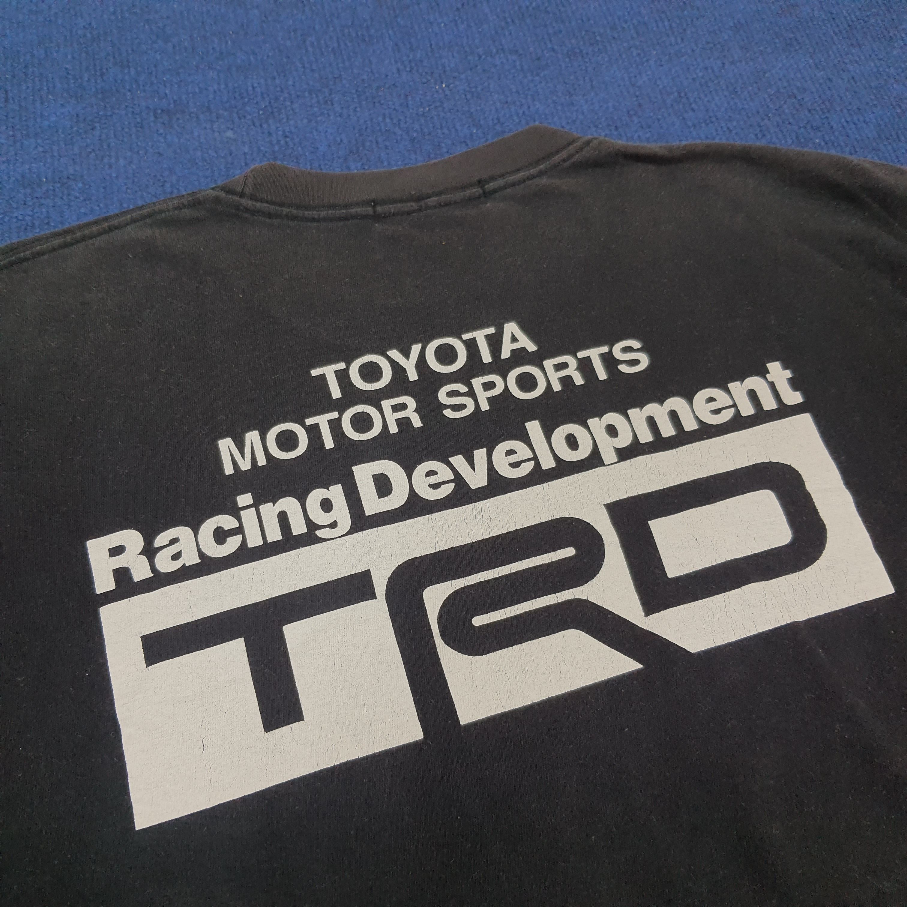 Japanese Brand × Vintage Vintage TRD Toyota Motor Sports Japan Racing Team Tshirt Size US L / EU 52-54 / 3 - 2 Thumbnail