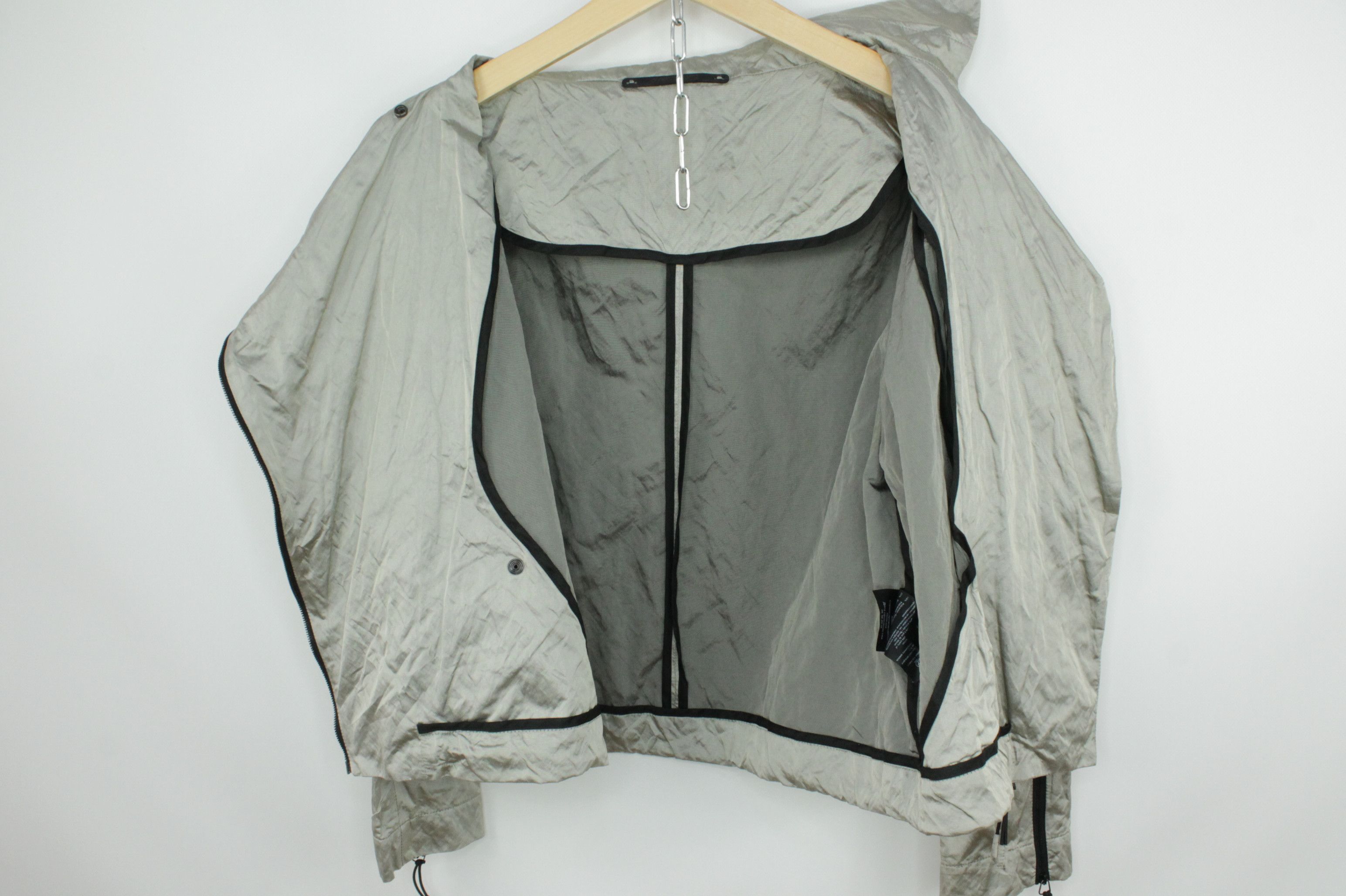 Annette Gortz Annette Görtz Only 23138 Сrumpled Metal Light Jacket Size M / US 6-8 / IT 42-44 - 8 Thumbnail