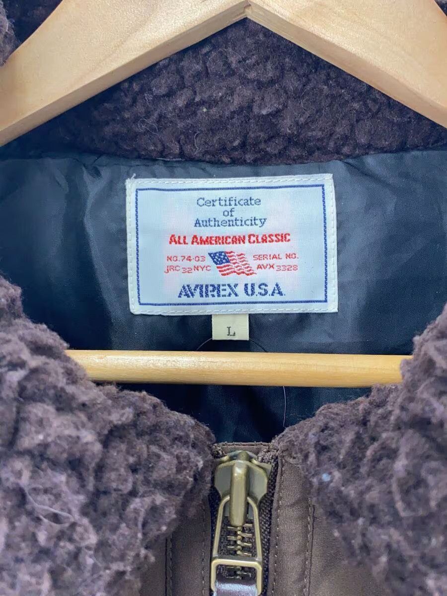 Avirex Avirex Polyester Boa Flight Jacket Brown Size US L / EU 52-54 / 3 - 3 Thumbnail