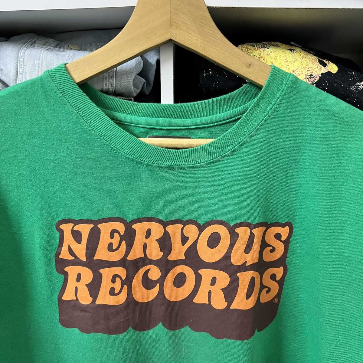 Rap Tees VTG NERVOUS RECORDS HIP HOP LABEL Size US M / EU 48-50 / 2 - 3 Thumbnail