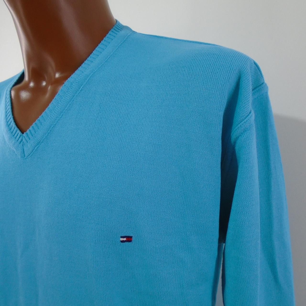 Tommy Hilfiger Men's Sweater Tommy Hilfiger. Blue. XXL. Used. Good Size US XXL / EU 58 / 5 - 7 Thumbnail