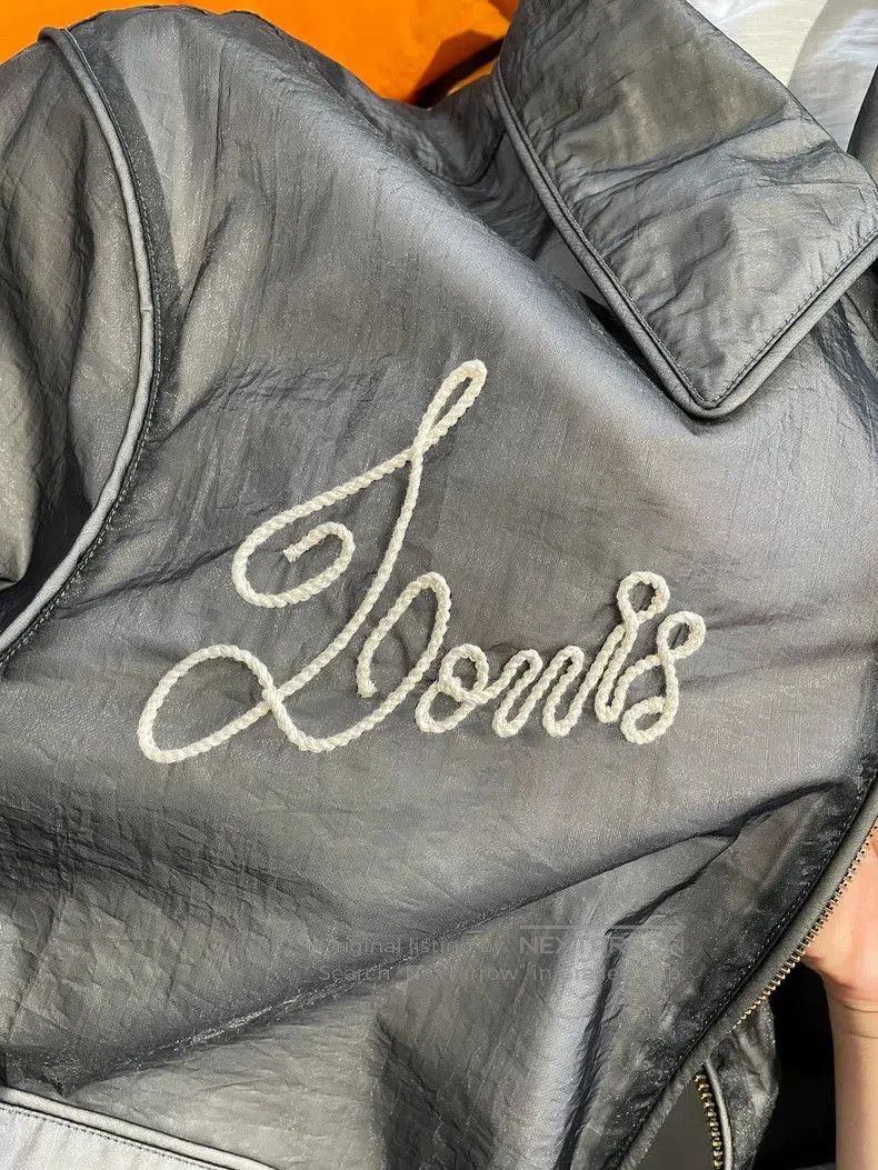 Louis Vuitton LV 2024 Embroidered Logo Gray Jacket. Size US XL / EU 56 / 4 - 5 Thumbnail