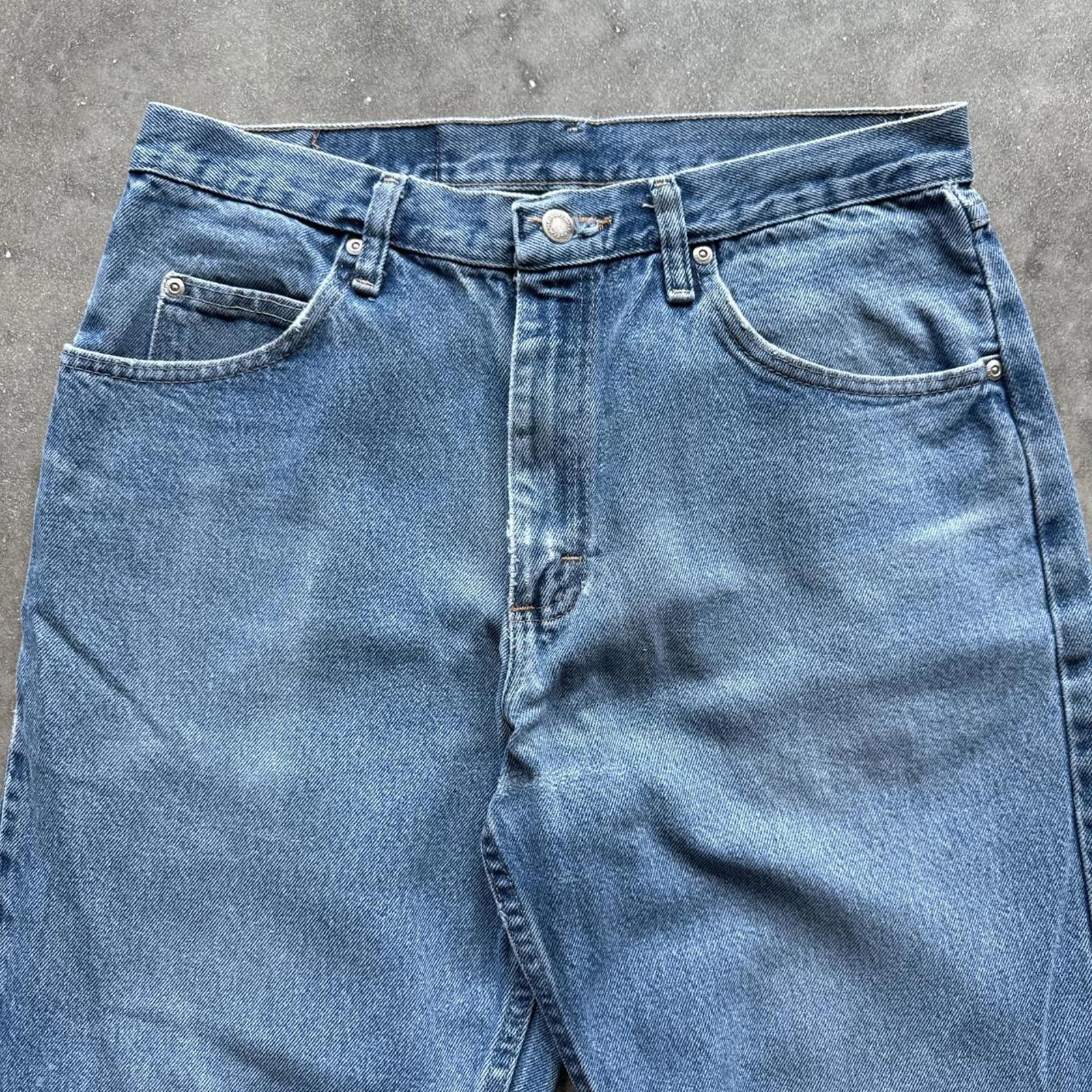 Wrangler Wrangler Faded Denim Blue Jeans Size US 32 / EU 48 - 3 Thumbnail