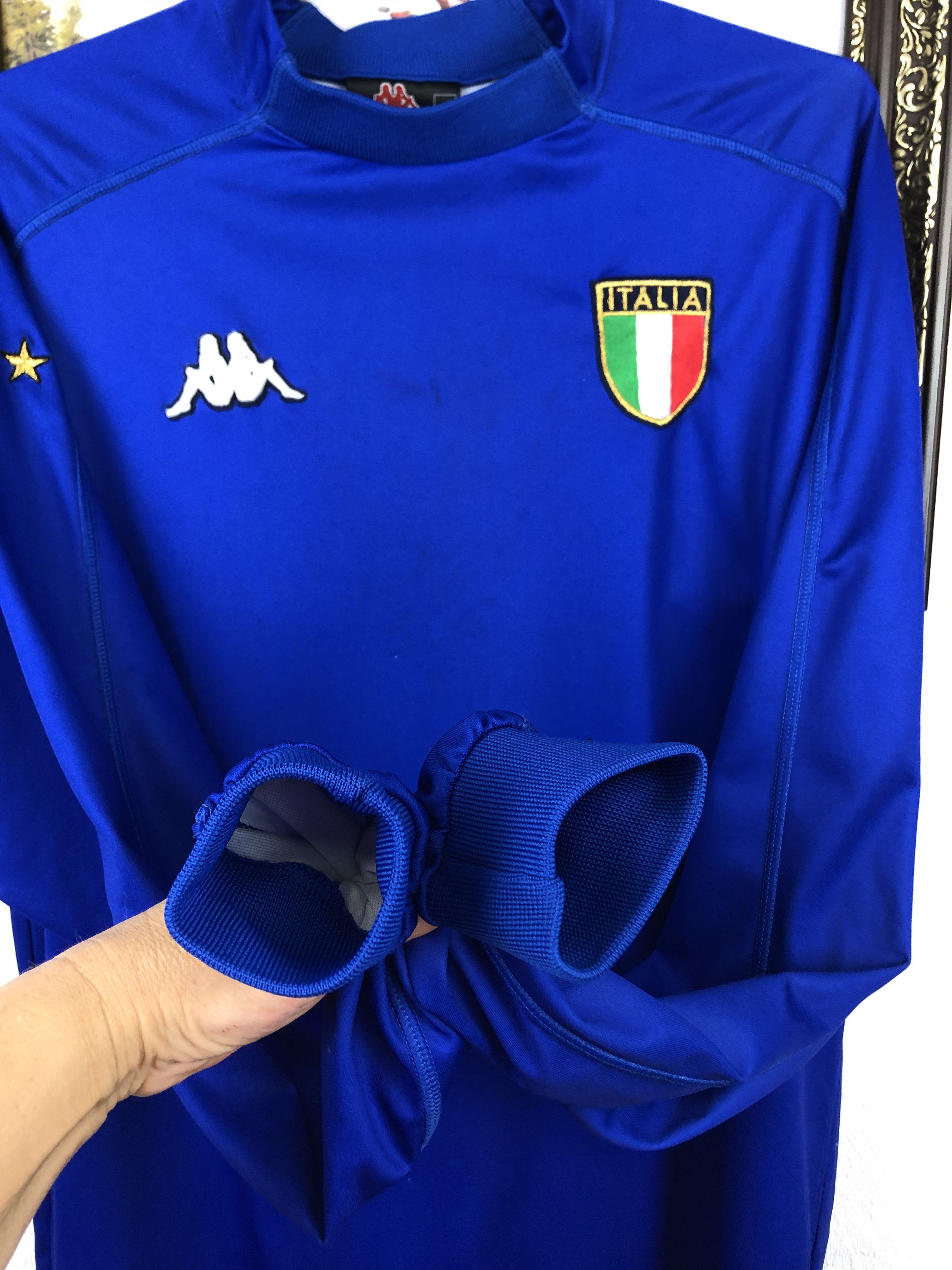 Kappa Italy shirt 1999 Maglia Soccer Long Sleeve Kappa Jersey Size US XL / EU 56 / 4 - 12 Thumbnail