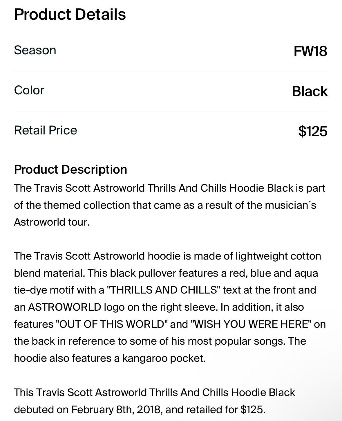 Travis Scott Travis Scott Astroworld Hoodie Size US M / EU 48-50 / 2 - 7 Thumbnail