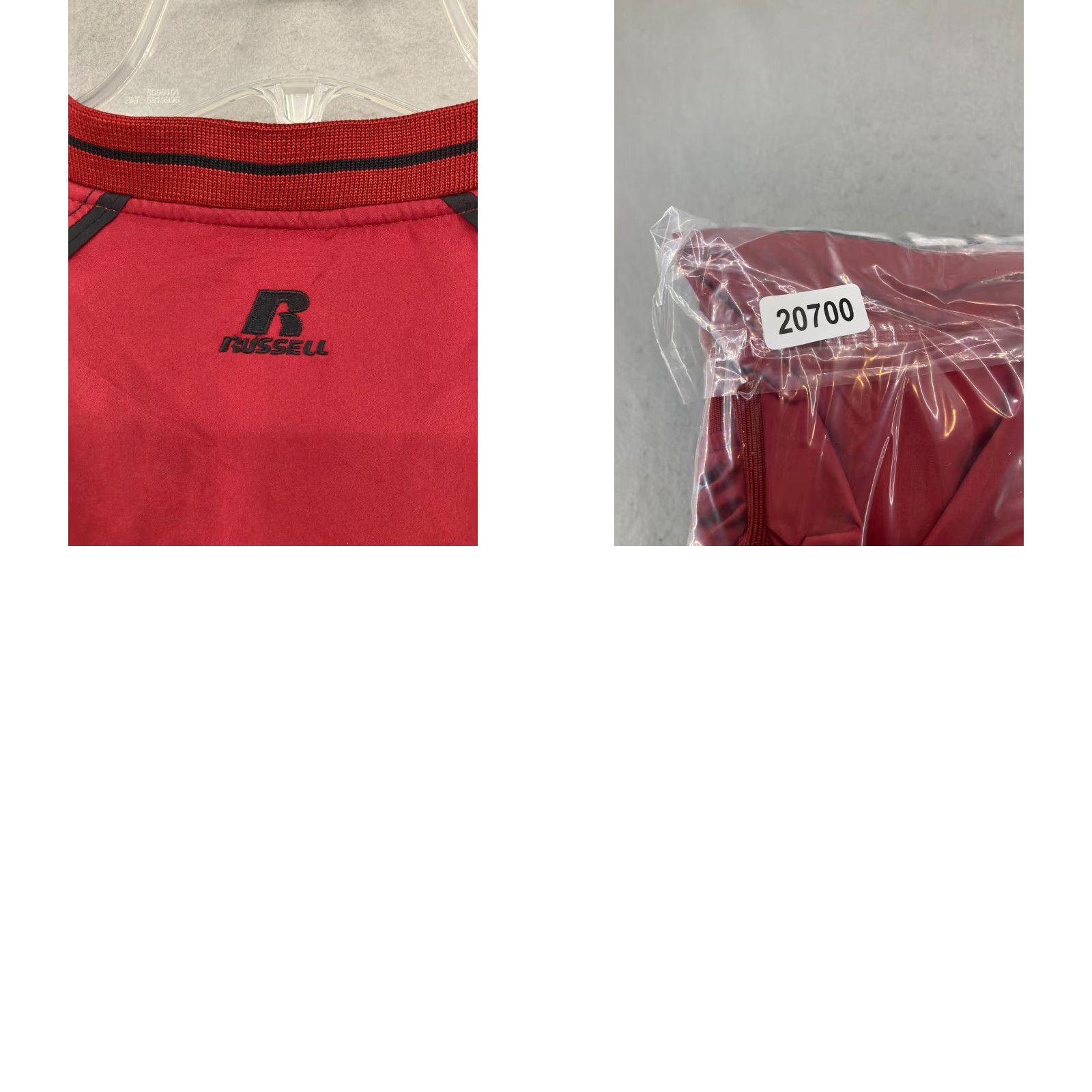 Russell Athletic VINTAGE Russell Athletic Mens Jacket Large Red SC Carolina Windbreaker Spellout Vintage Size US L / EU 52-54 / 3 - 9 Thumbnail