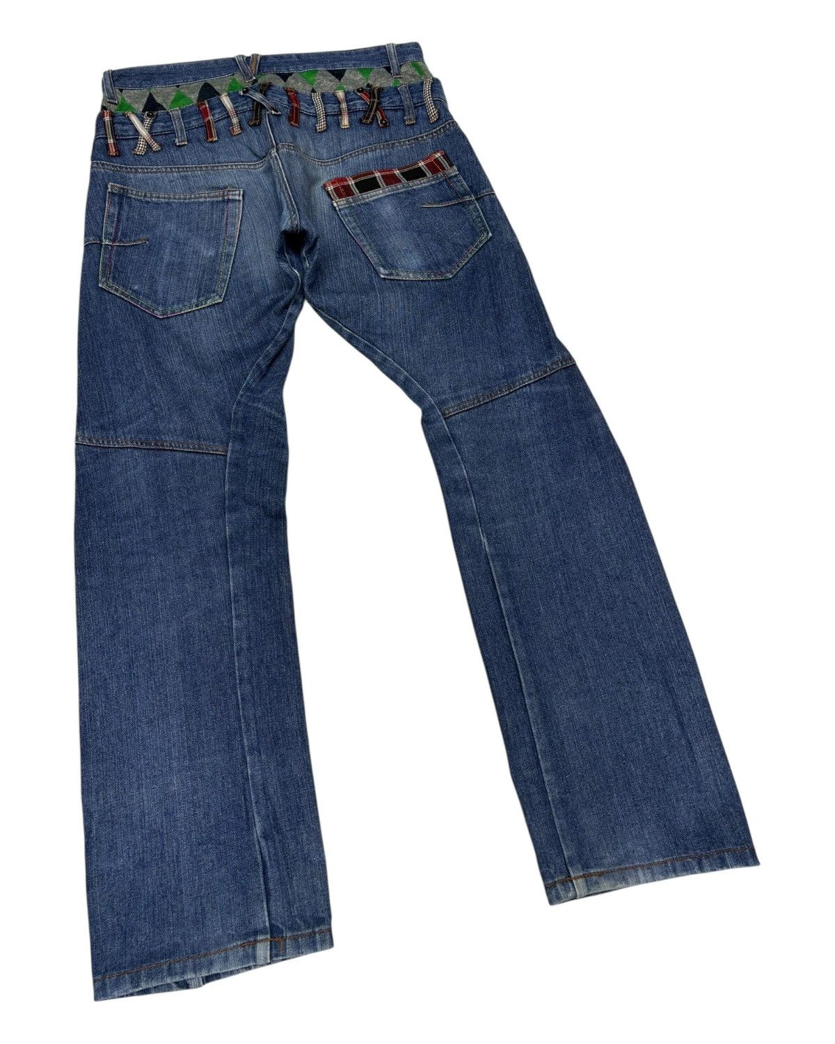 Hysteric Glamour × Undercover 🔥DOUBLE WAIST DENIM BEACH SOUND PPFM STYLE DESIGN JEANS Size US 33 - 4 Thumbnail