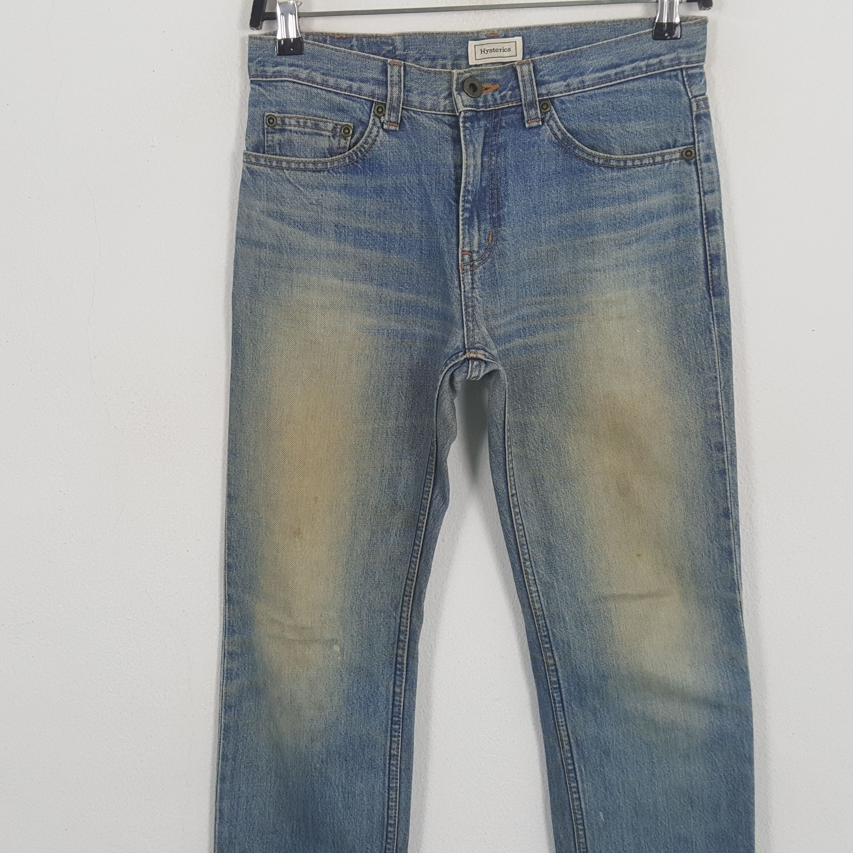 Hysteric Glamour × Japanese Brand × Vintage HYSTERIC GLAMOUR Japanese Brand Streetwear Custom Art Jeans Size US 27 - 5 Thumbnail