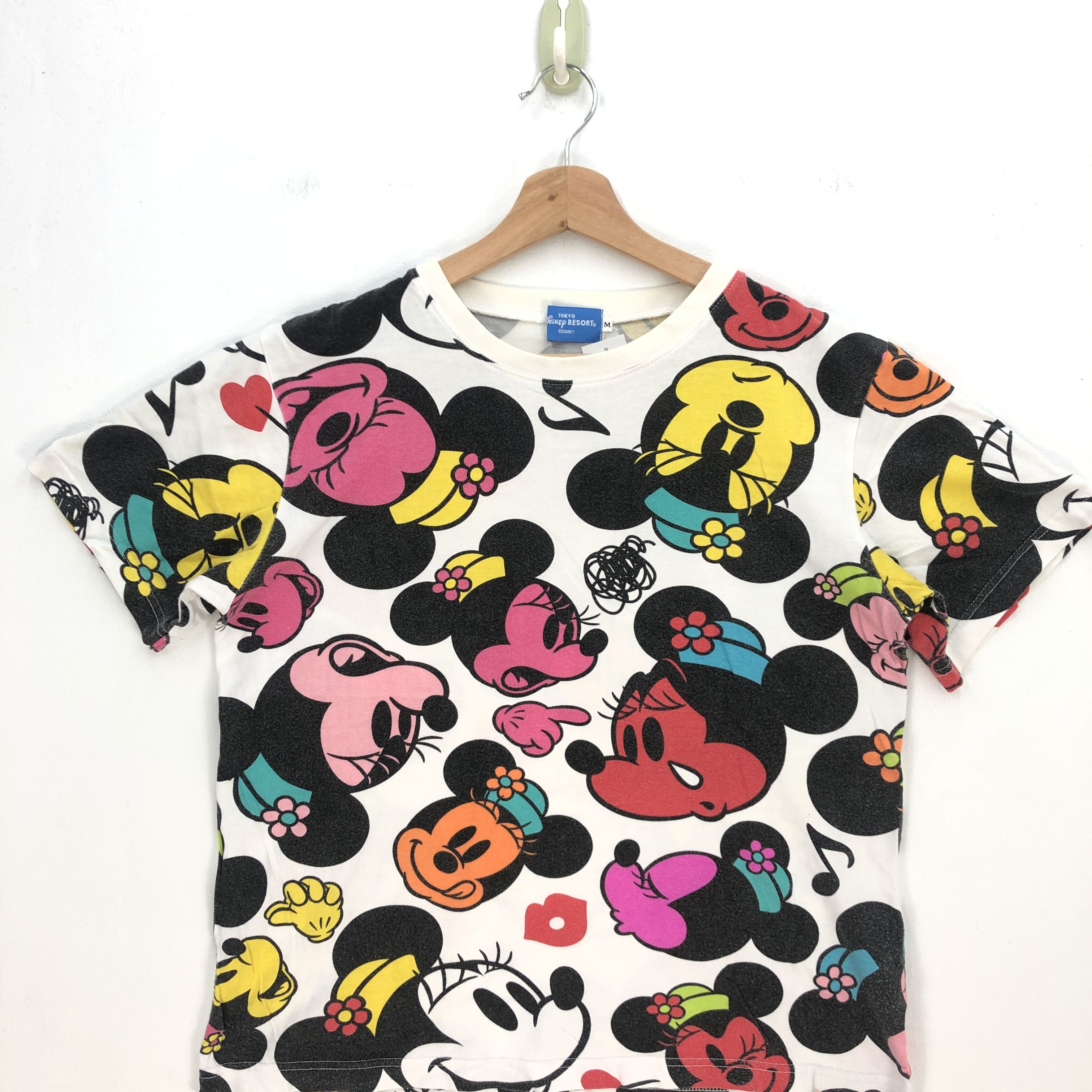 Disney Minnie Mouse T Shirt Overprint Disney Mickey Cartoon Tee Size US M / EU 48-50 / 2 - 5 Thumbnail
