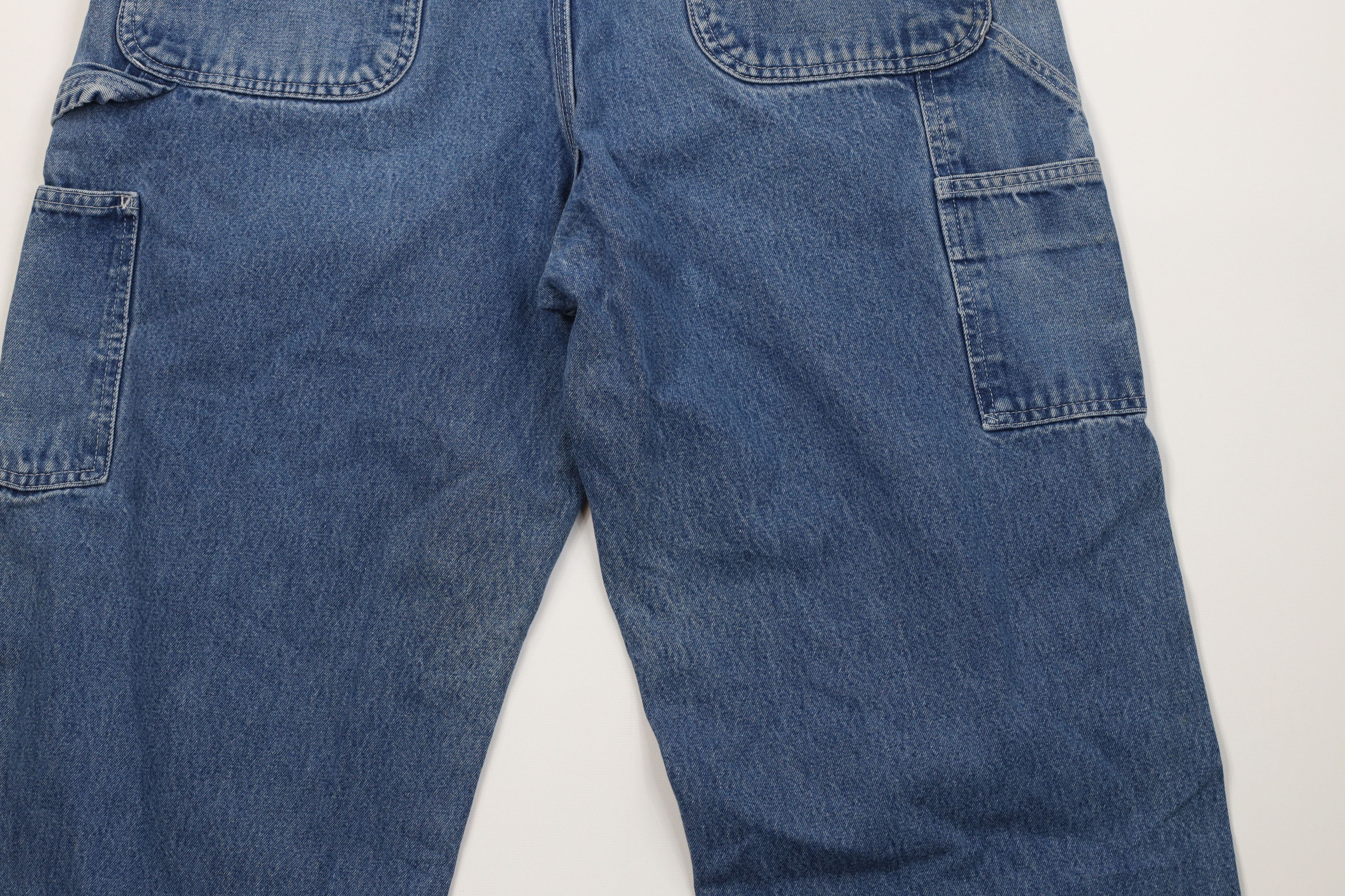 Carhartt Vintage Y2K Carhartt Wide Leg Dungaree Denim Jeans Blue Size US 36 / EU 52 - 14 Thumbnail