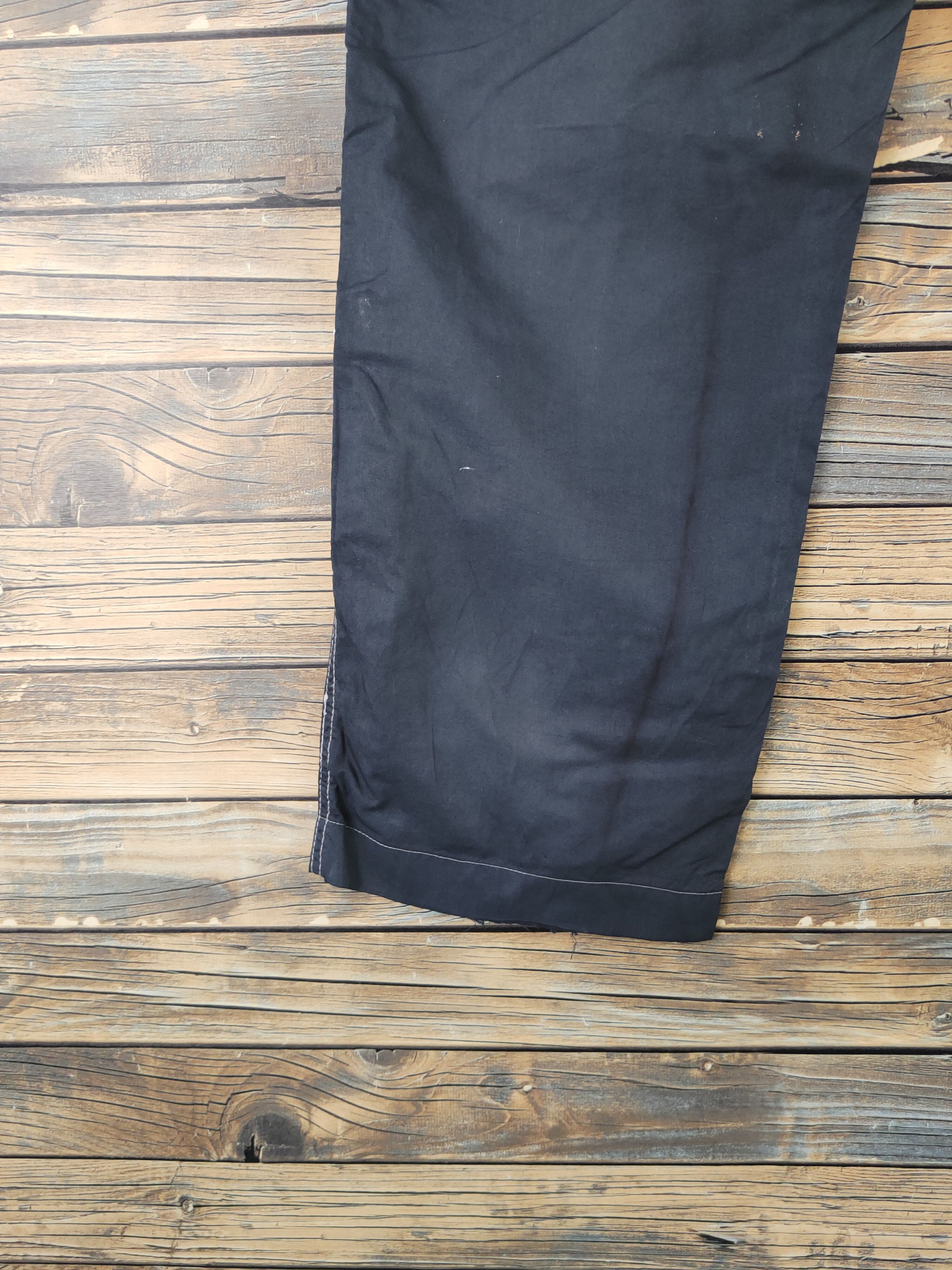 Japanese Brand DL Topvalu Black Multipocket Cargo Pants #46-093 Size US 32 / EU 48 - 9 Thumbnail