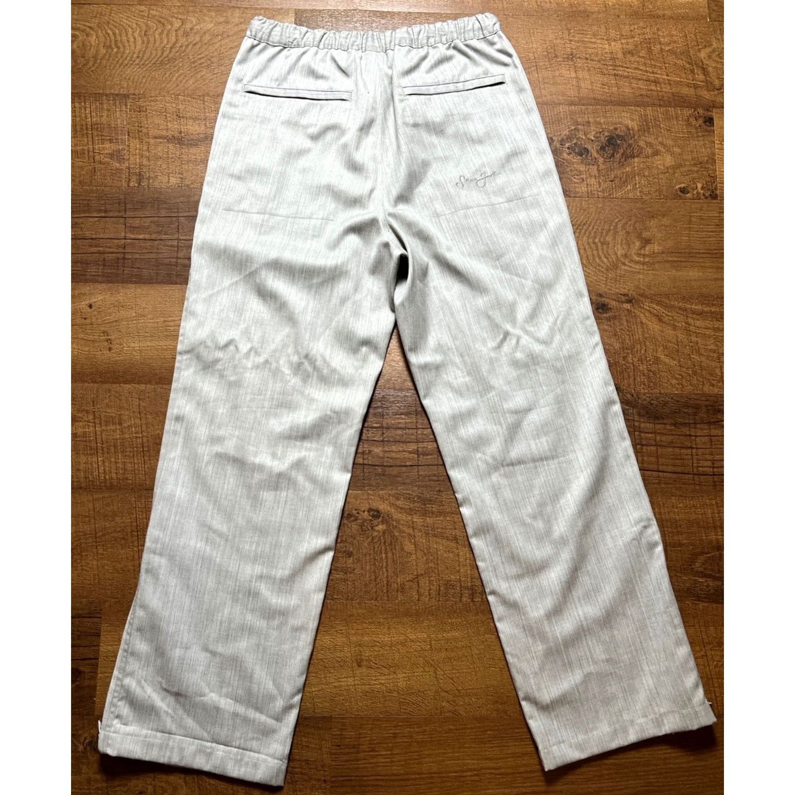 Sean John VINTAGE Sean John Trouser Pants Wool 30X31 Mens Gray 80s 90s Ankle Zip Comfort Waist Pockets Straight Front Dress Duty Wool Blend Size US 30 / EU 46 - 2 Thumbnail