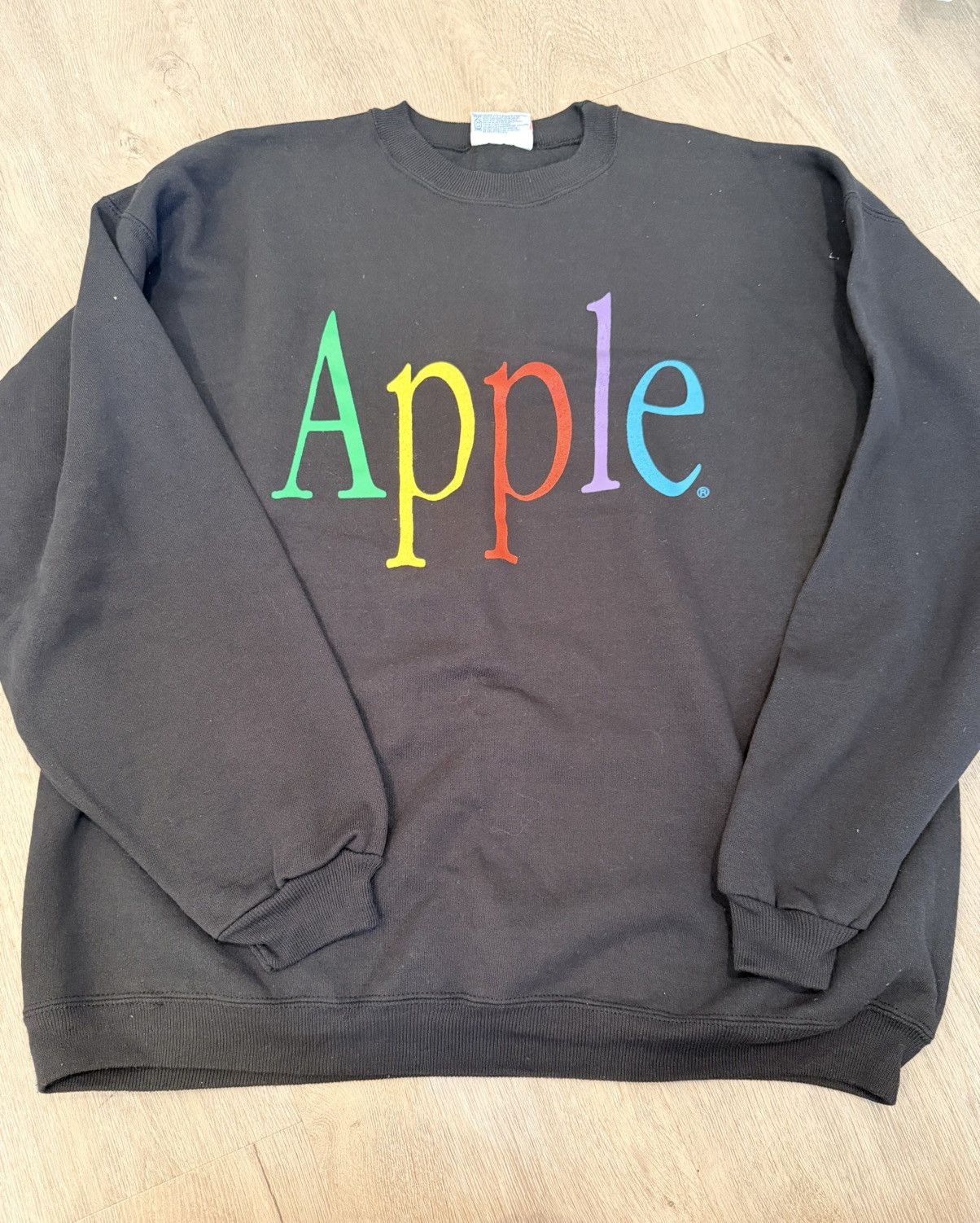 Apple Vintage Apple Spell Out Employee Crewneck Size US XL / EU 56 / 4 - 1 Thumbnail