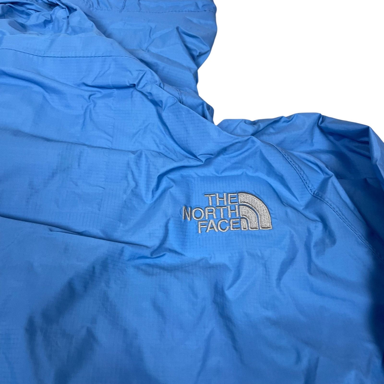 The North Face × Vintage The North Face Women's Blue Hooded Full Zip Jacket Large Size L / US 10 / IT 46 - 6 Thumbnail