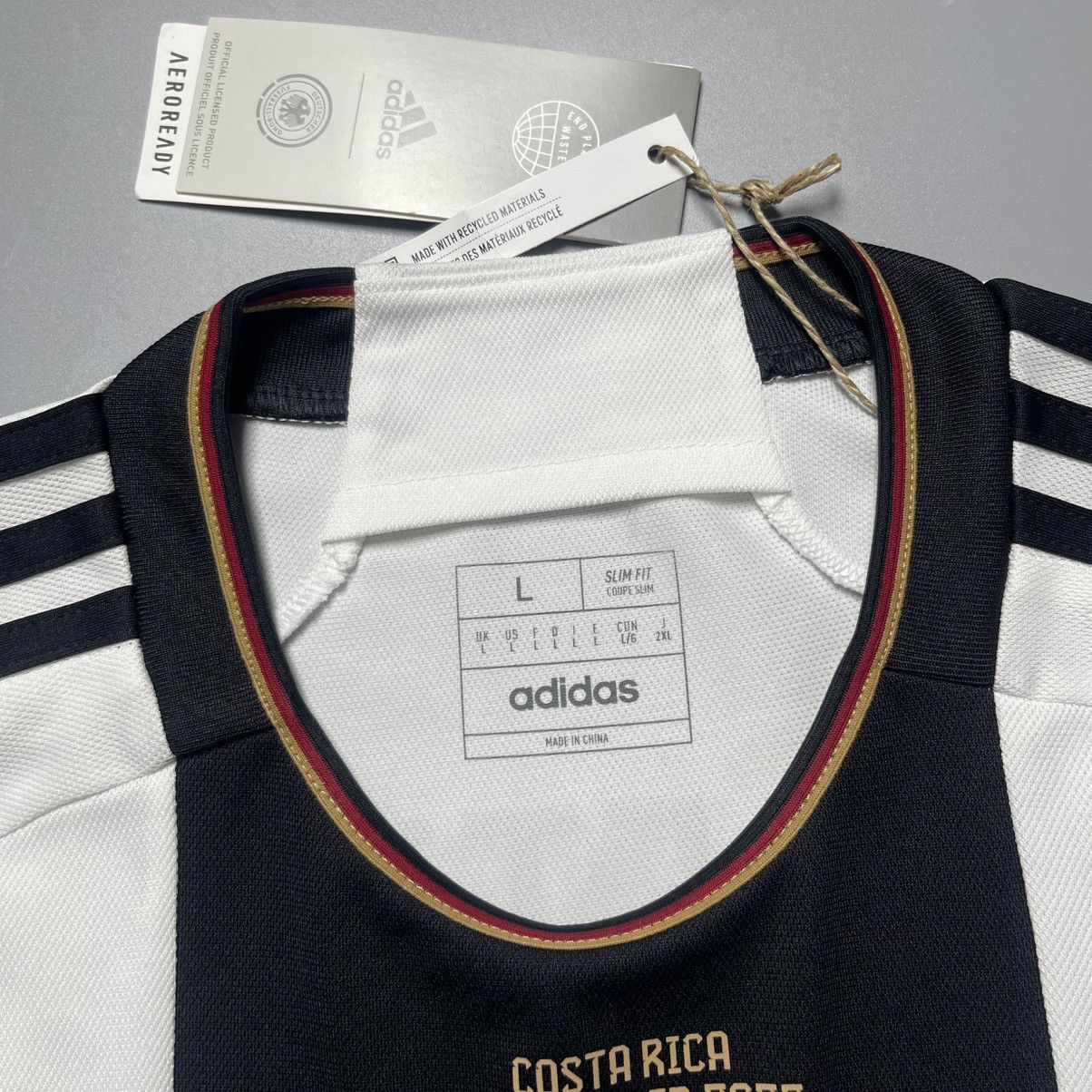 Adidas GERMANY ADIDAS 2022 WORLD CUP SOCCER HOME JERSEY #8 GORETZKA Size US L / EU 52-54 / 3 - 6 Thumbnail