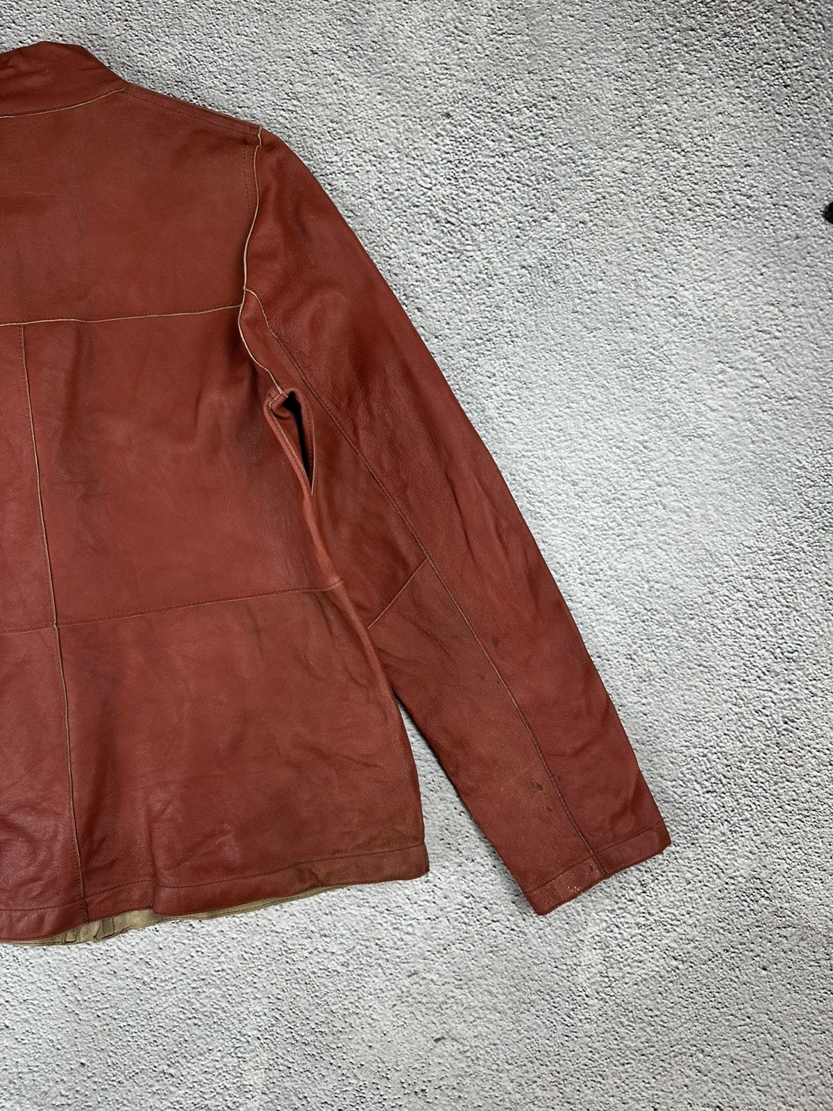 Genuine Leather Double-Sided Leather Jacket Diesel Style Reversible Faded Size M / US 6-8 / IT 42-44 - 19 Thumbnail