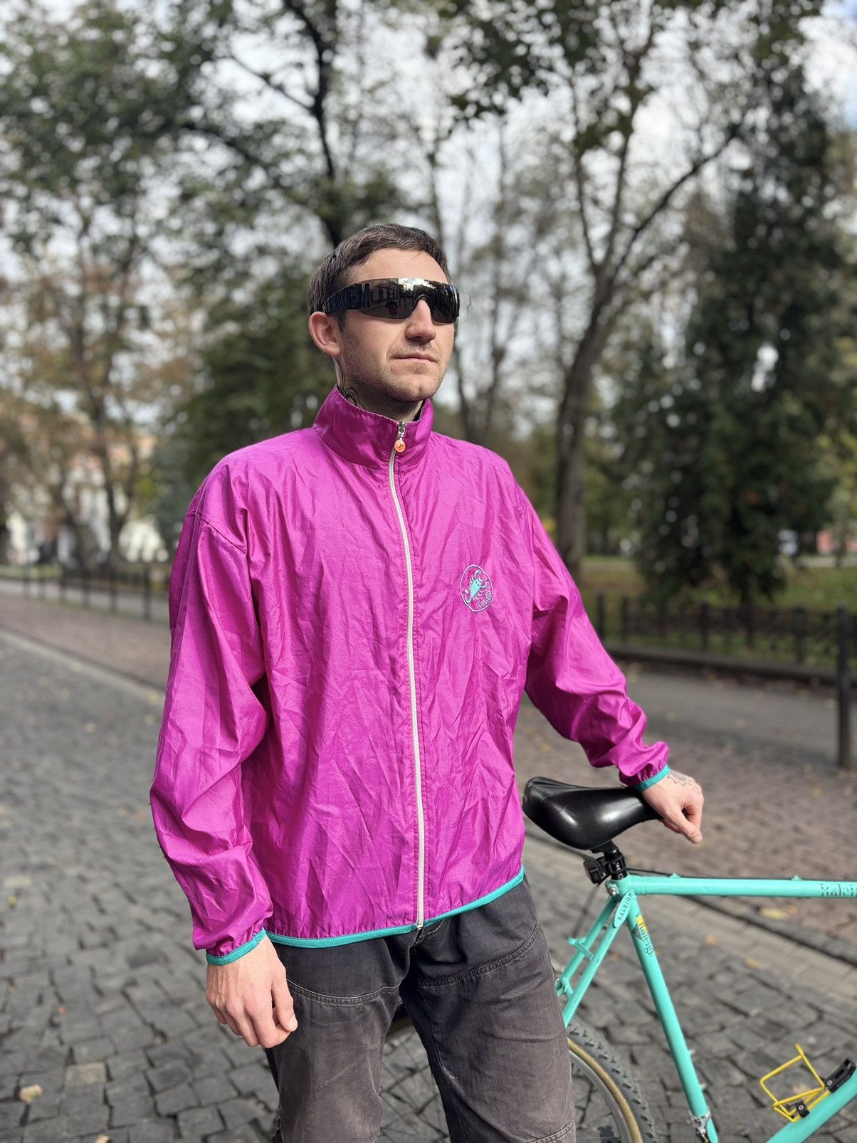 Vintage 💜🚴‍♀️80s Castelli vintage cycling jersey made in Italy Size US XL / EU 56 / 4 - 1 Thumbnail