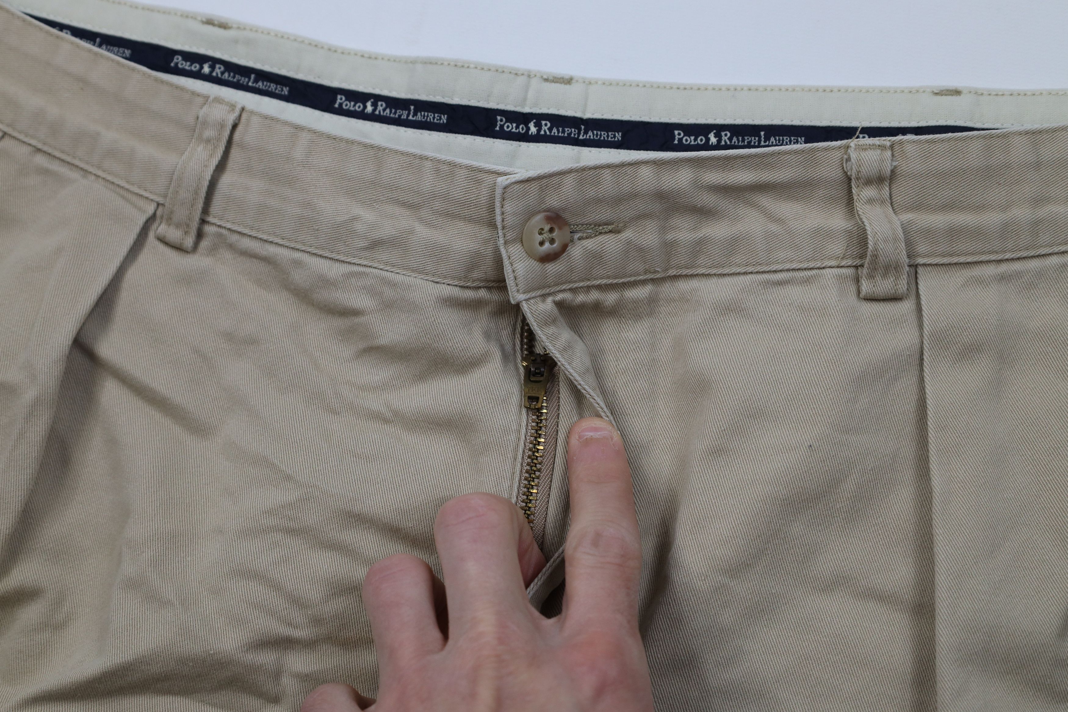 Ralph Lauren Vintage 90s Ralph Lauren Above Knee Chino Shorts Cotton Size US 40 / EU 56 - 5 Thumbnail