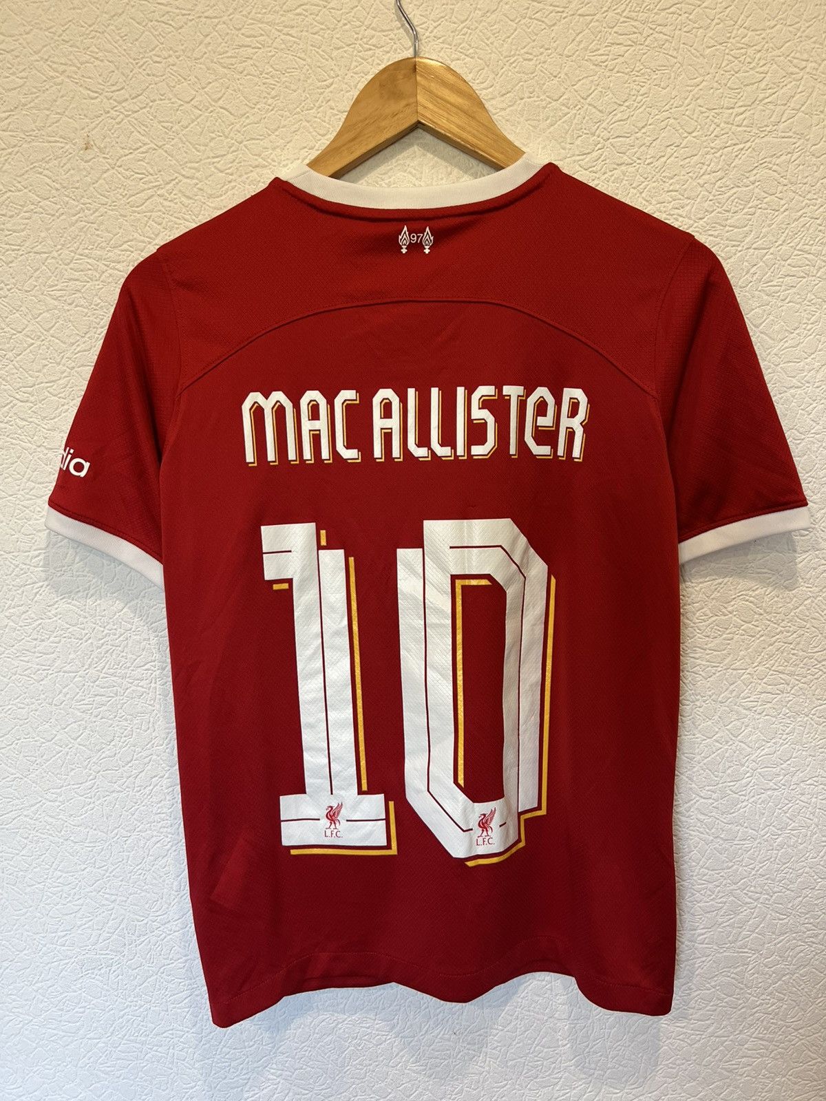 Nike MAC ALLISTER Nike Liverpool 2023/2024 Home Kit Soccer Jersey Size US XS / EU 42 / 0 - 1 Thumbnail